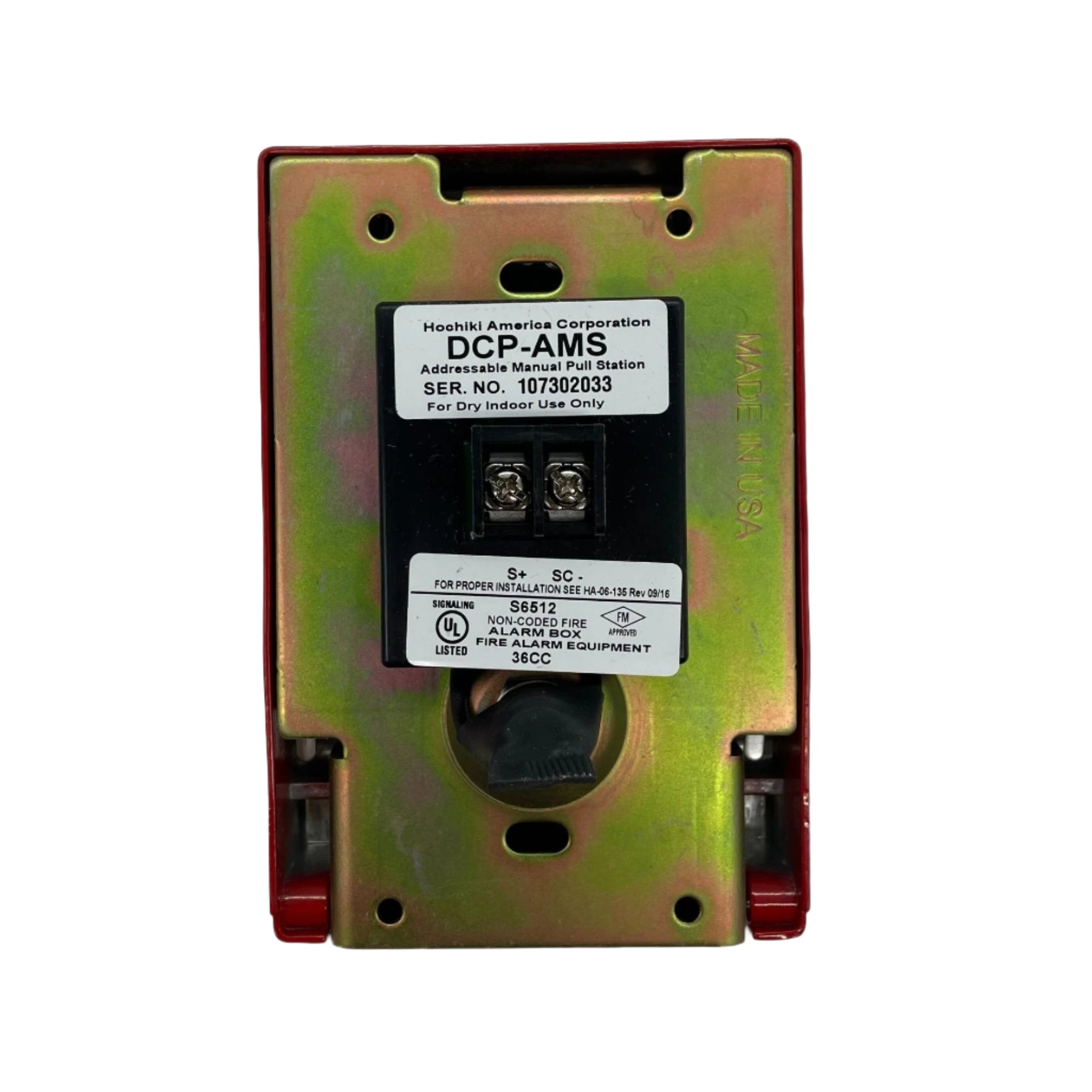 Hochiki DCP-AMS Single Action Add Manual Ps - The Fire Alarm Supplier