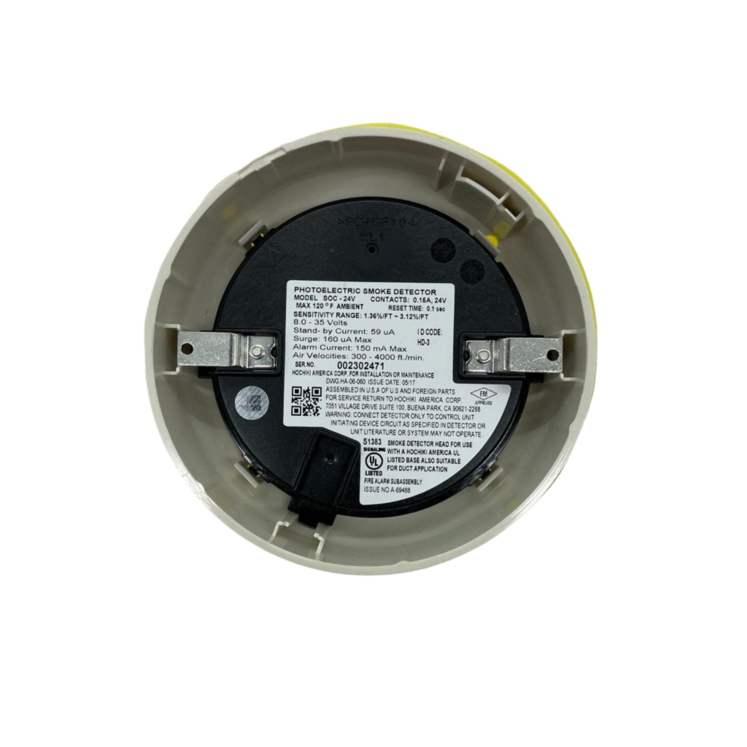 Hochiki SOC-24V Photoelectric Smoke Detector - The Fire Alarm Supplier