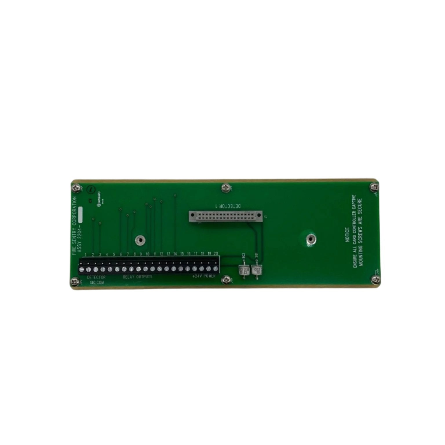 Honeywell BP-1 Backplane For 1 Card Controller - The Fire Alarm Supplier