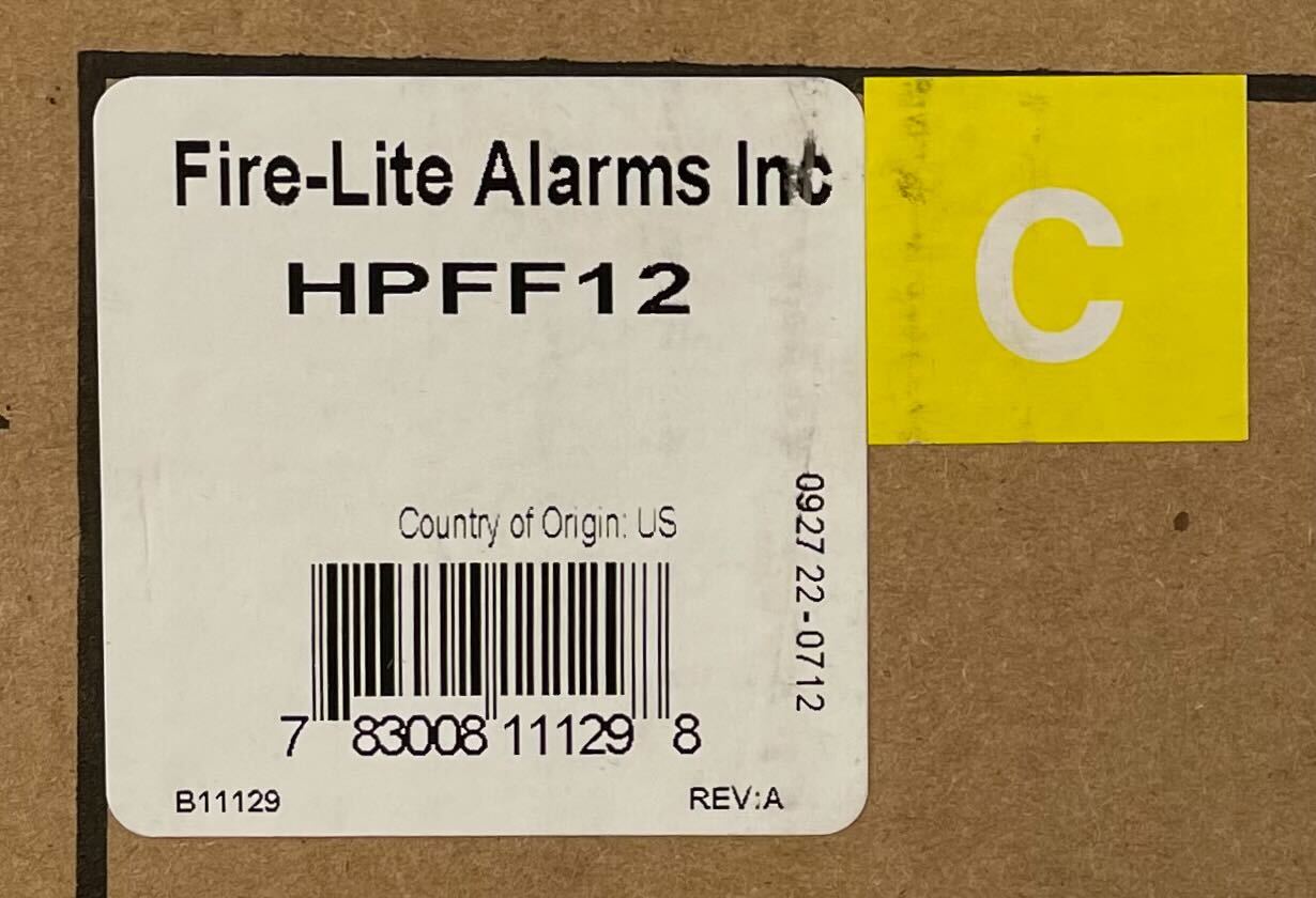 Honeywell HPFF12 - The Fire Alarm Supplier