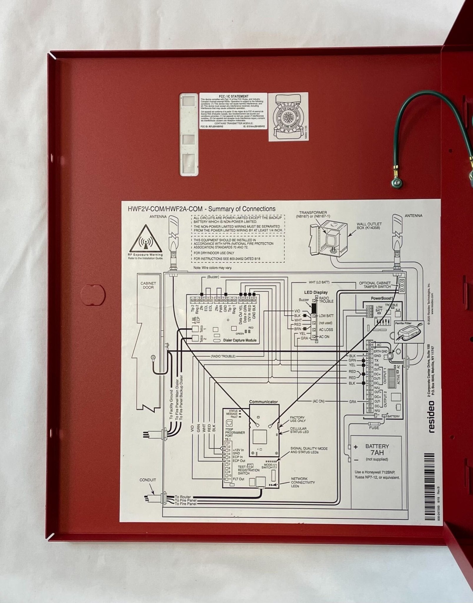 Honeywell HWF2V-COM - The Fire Alarm Supplier