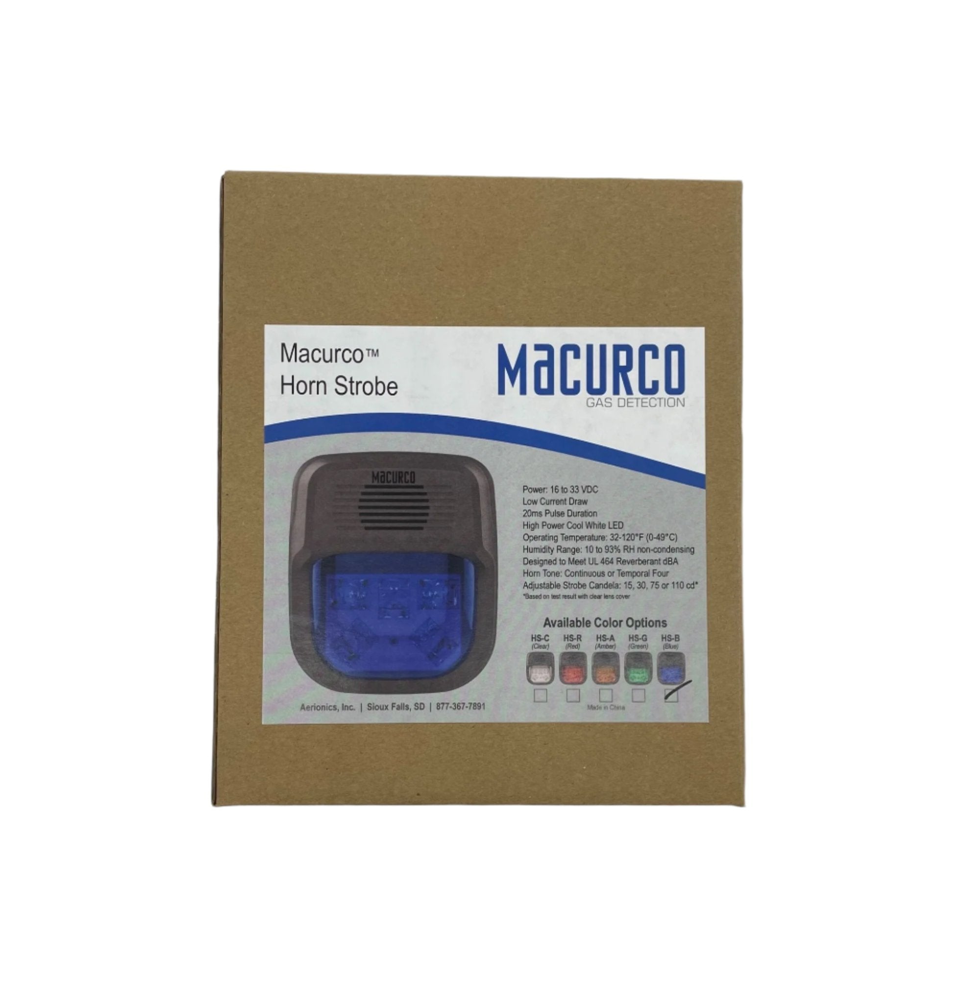 Macurco HS-B - The Fire Alarm Supplier