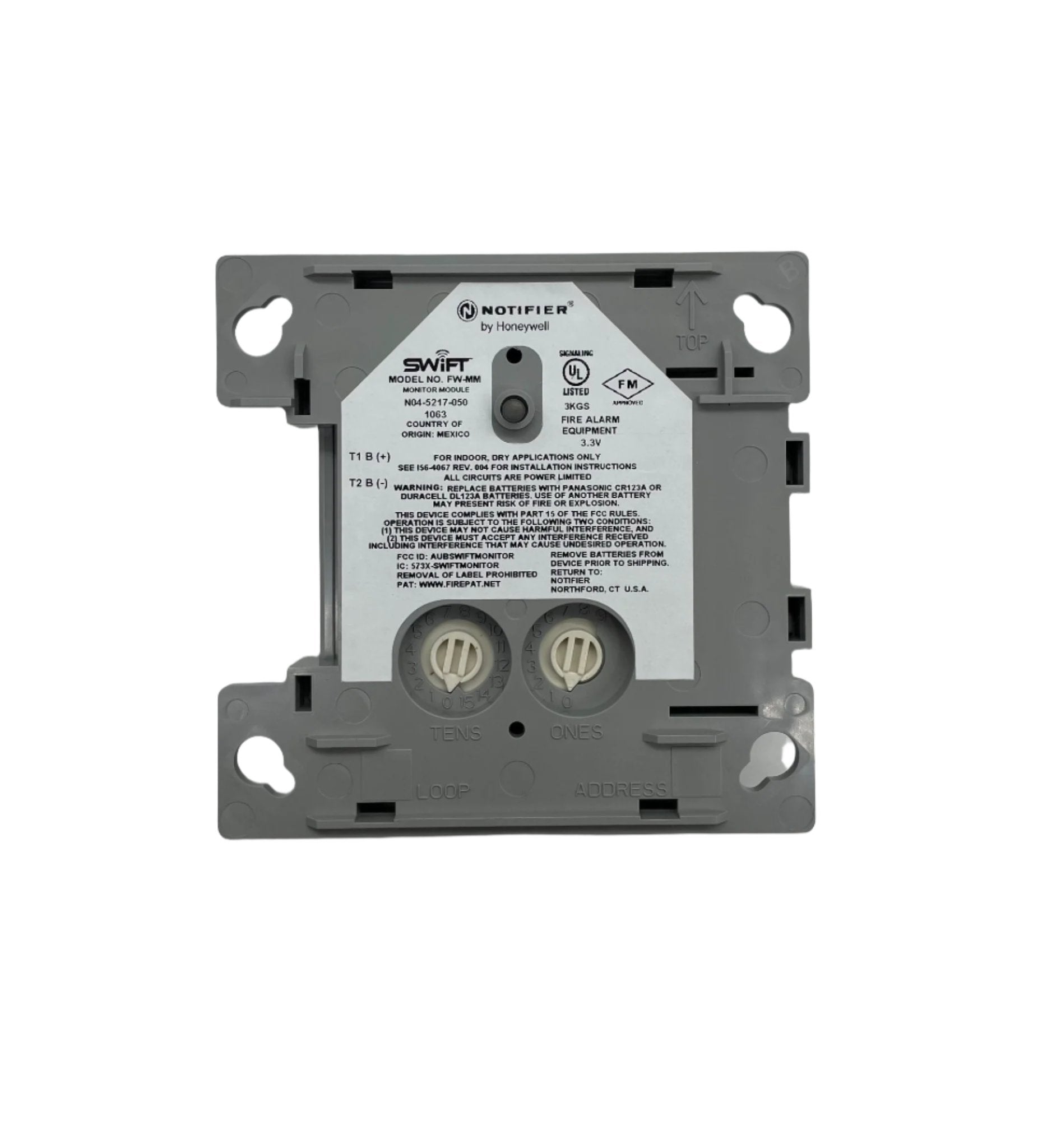 Notifier FW-MM Wireless Addressable Monitor Module