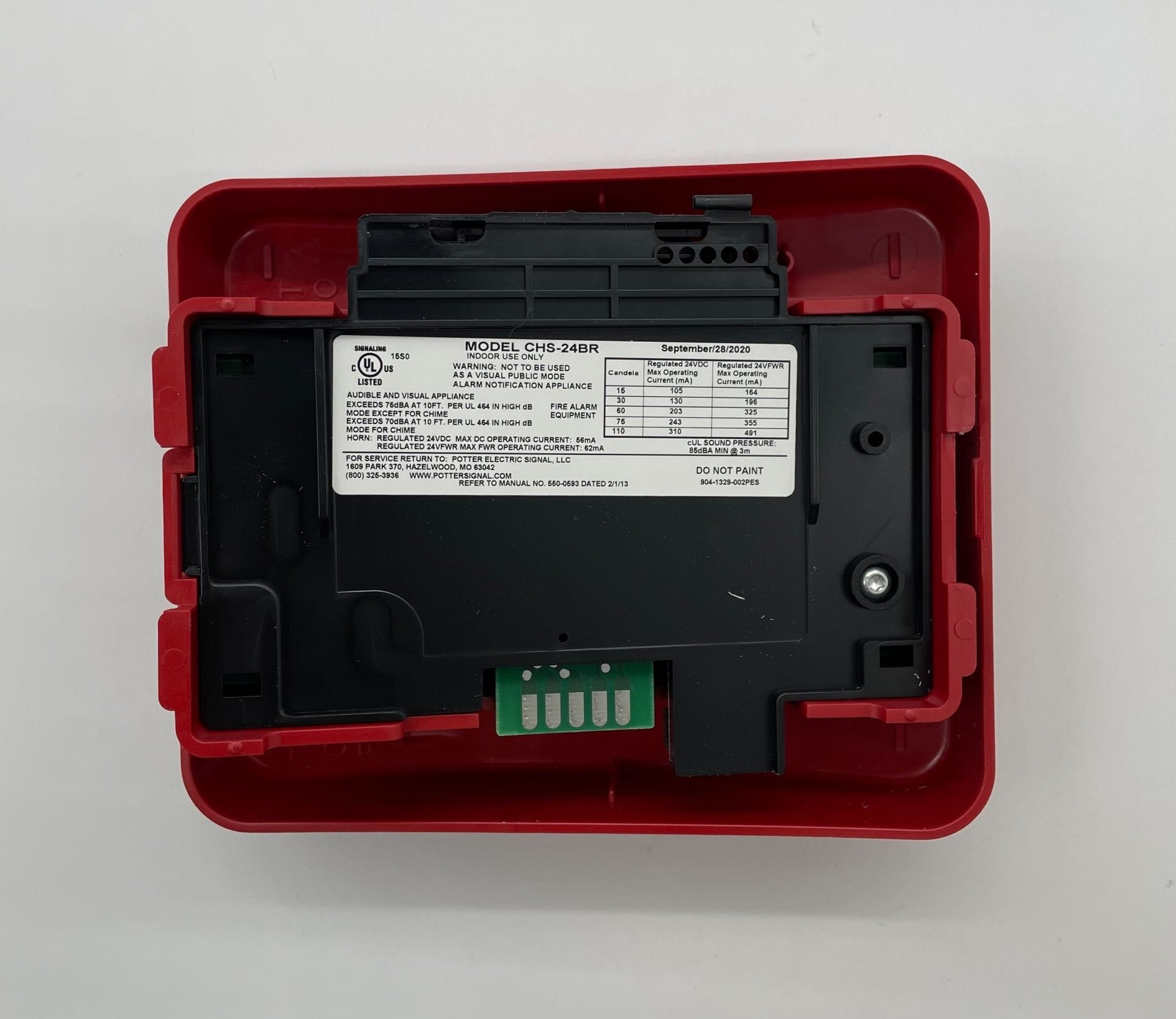 Potter CHS-24BR - The Fire Alarm Supplier