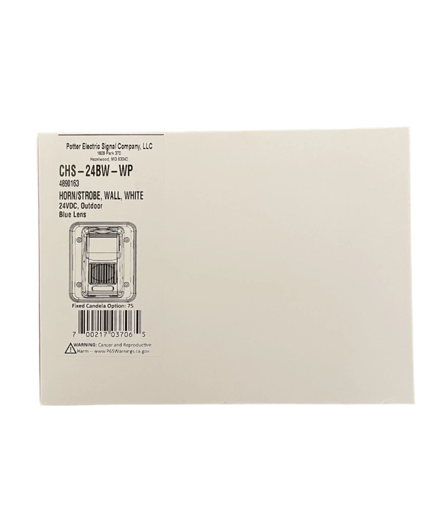 Potter CHS-24BW-WP - The Fire Alarm Supplier