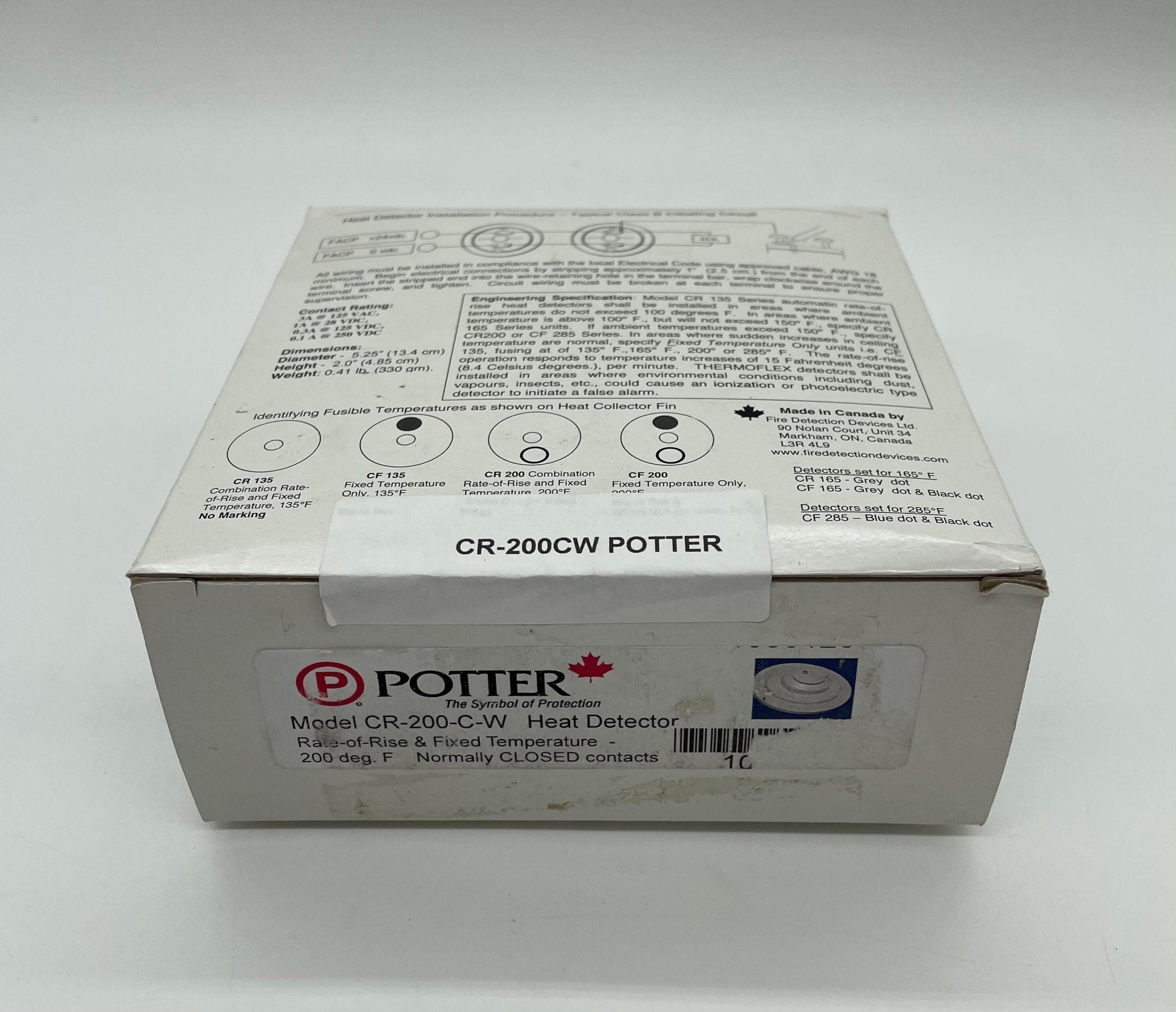 Potter CR-200-C-W - The Fire Alarm Supplier