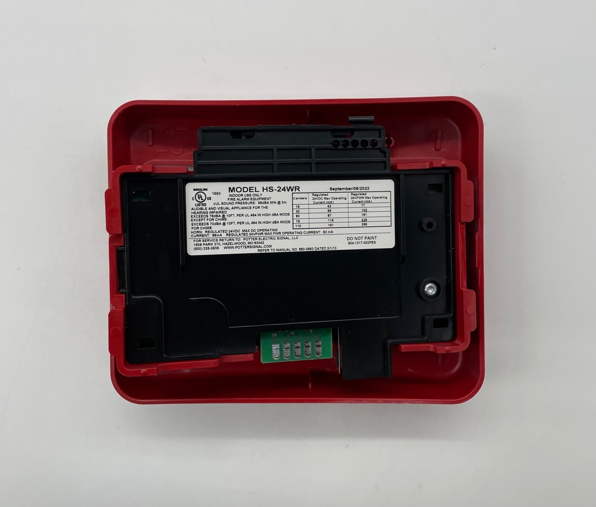 Potter HS-24WR - The Fire Alarm Supplier