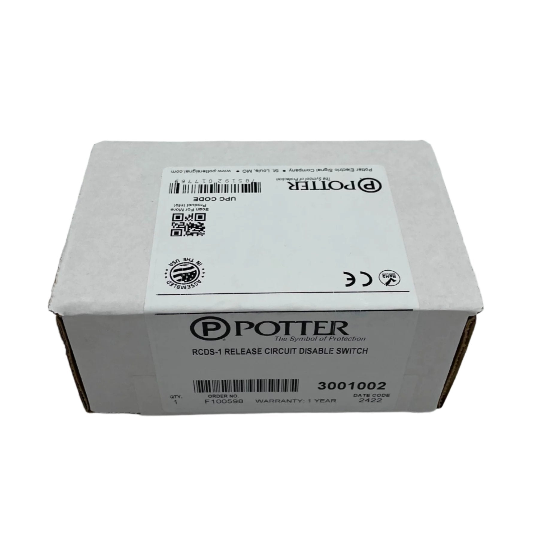 Potter RCDS-1 - The Fire Alarm Supplier