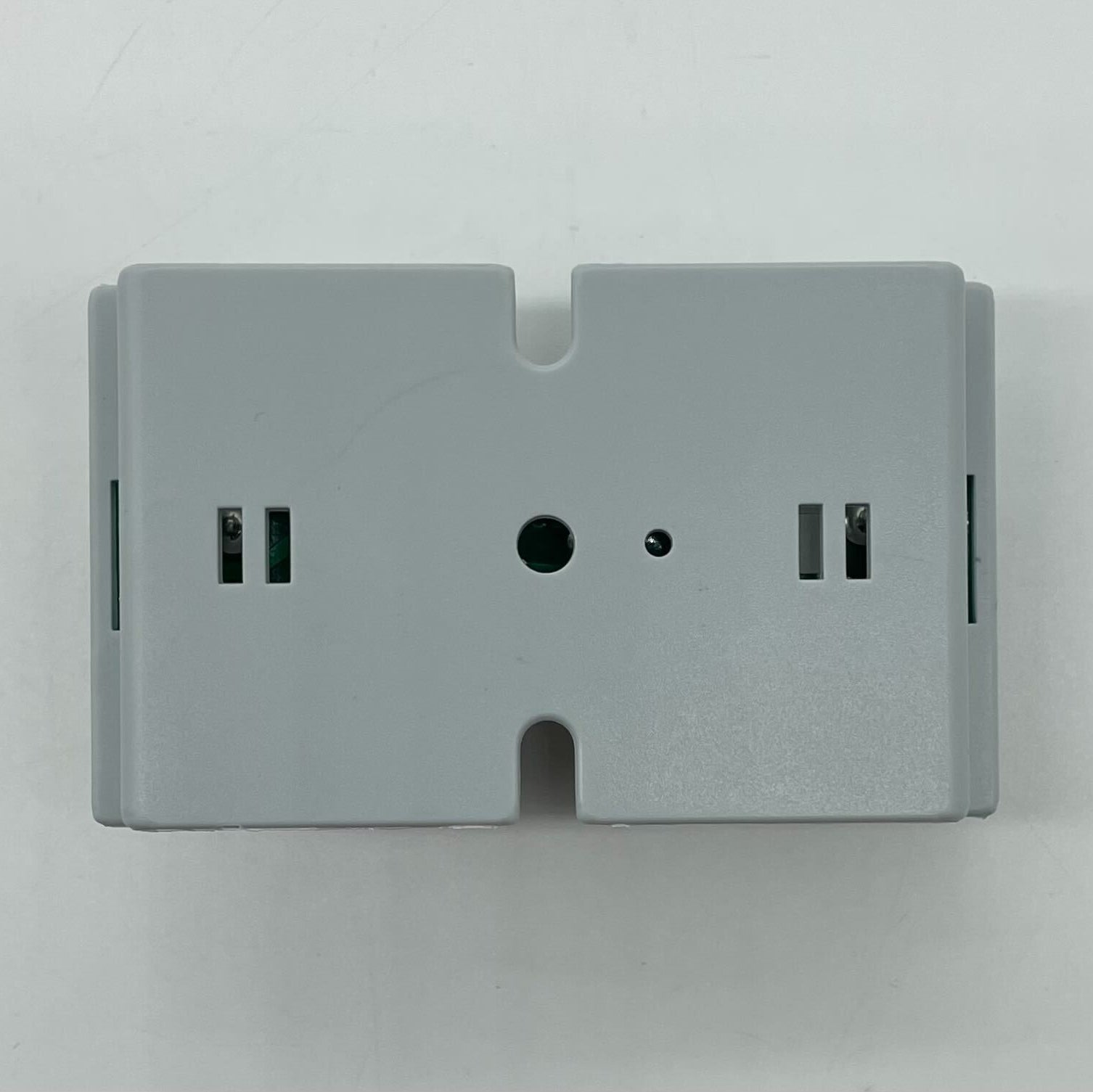 Potter MR-801/T SPDT relay mounted on a track, showcasing its compact design and connection terminals for industrial control.