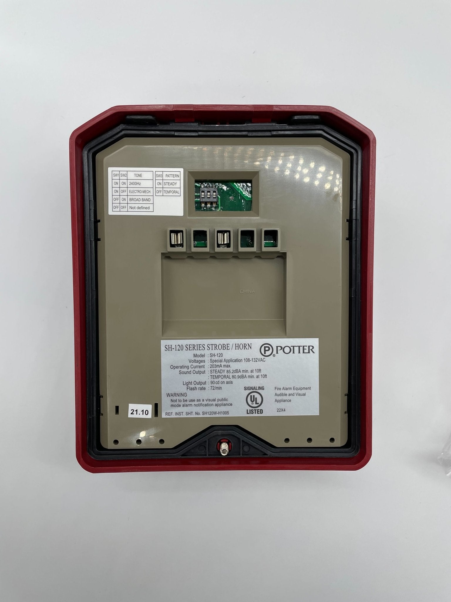 Potter SH-120R - The Fire Alarm Supplier