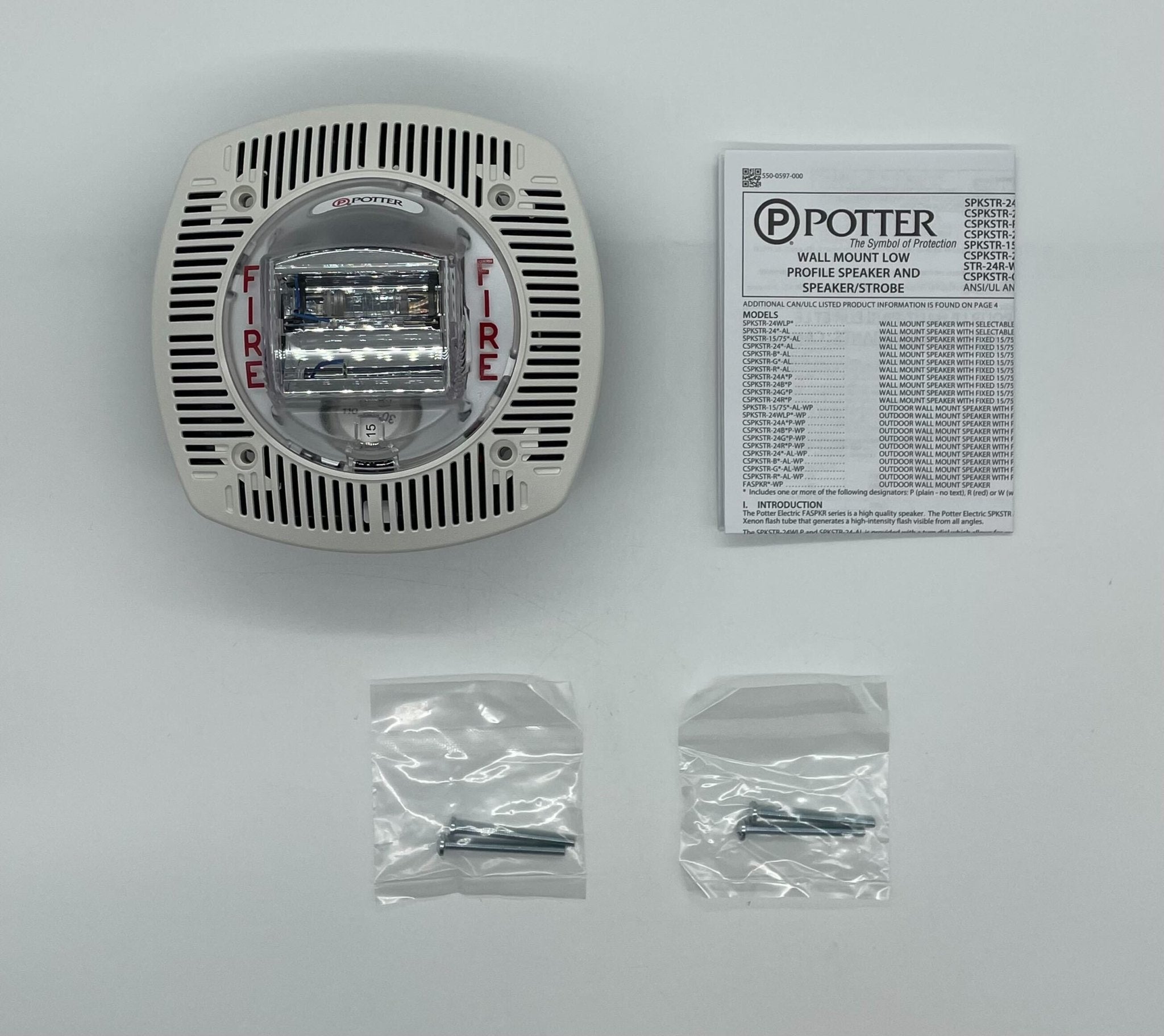 Potter SPKSTR-24WLPW - The Fire Alarm Supplier