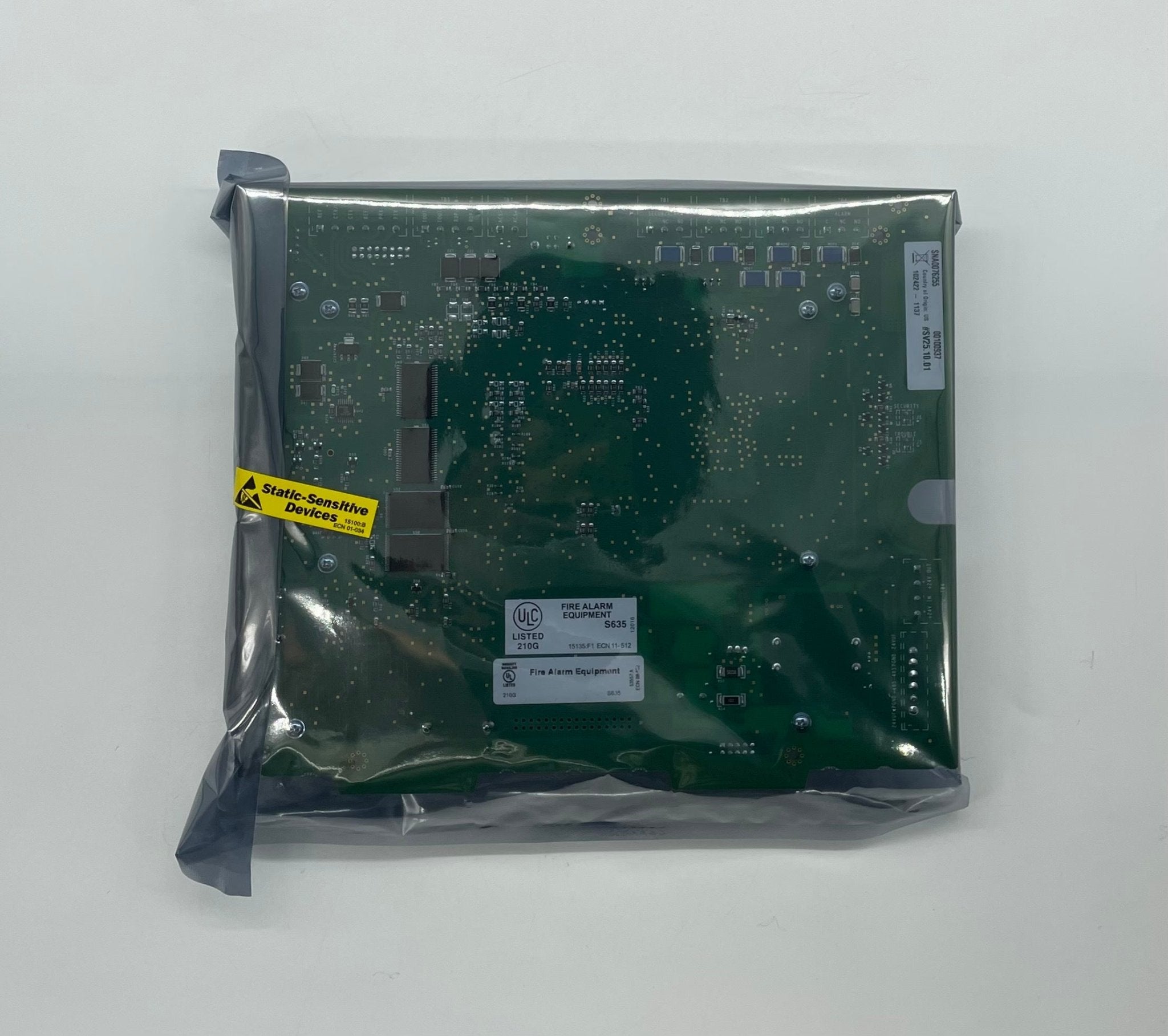 Protectwell PTW-NCA-SC fire alarm assembly with sensor and wiring for safety and fire detection.