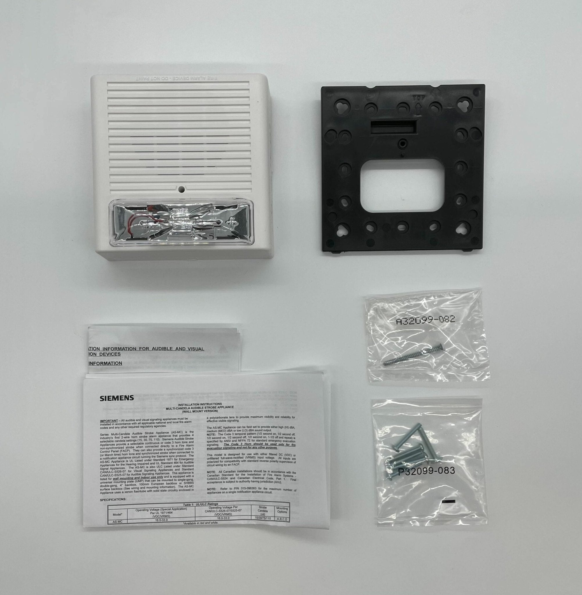 Siemens AS-MC-W - The Fire Alarm Supplier