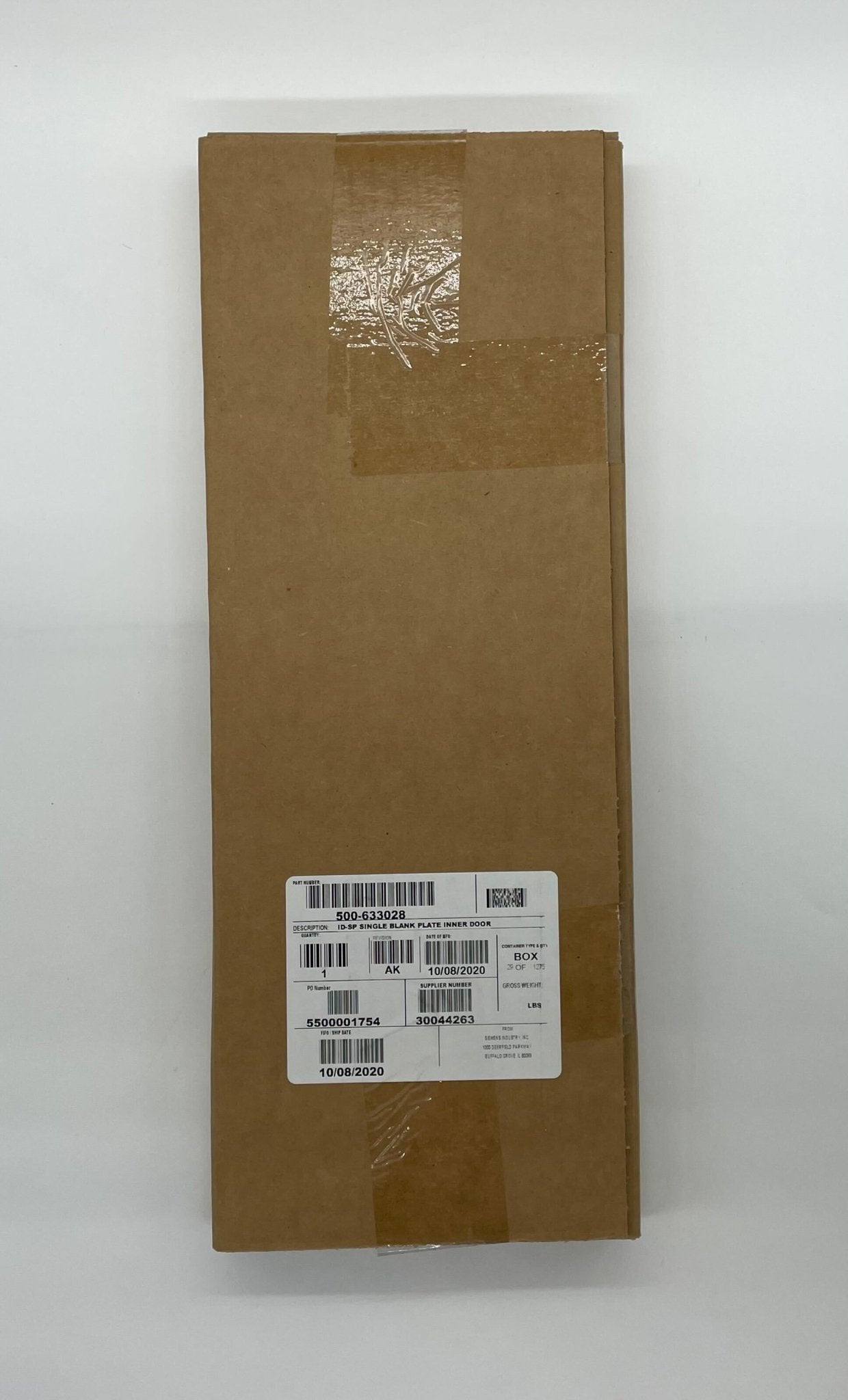 Siemens ID-SP Inner Door Single Blank Plate - The Fire Alarm Supplier