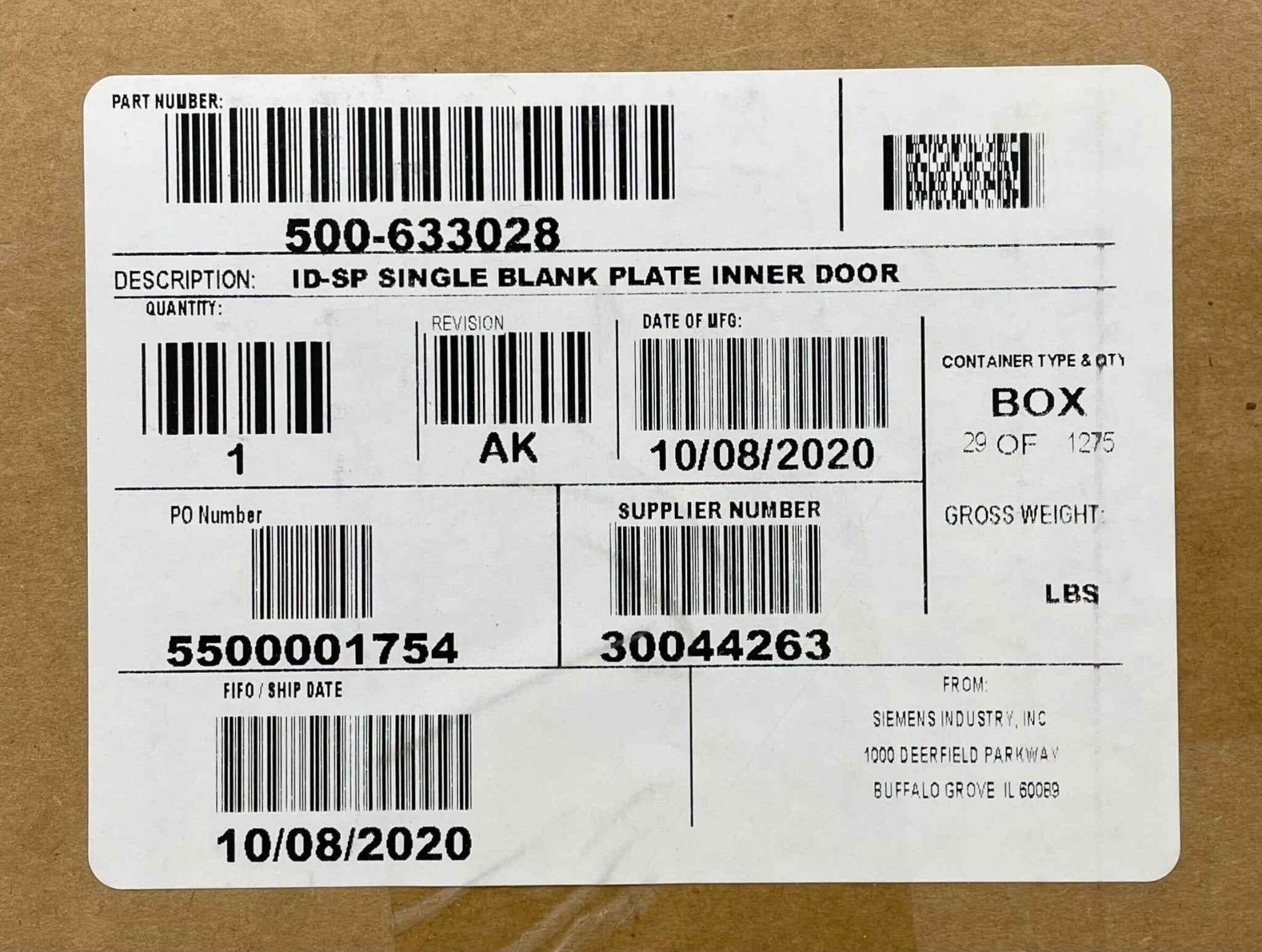 Siemens ID-SP - The Fire Alarm Supplier