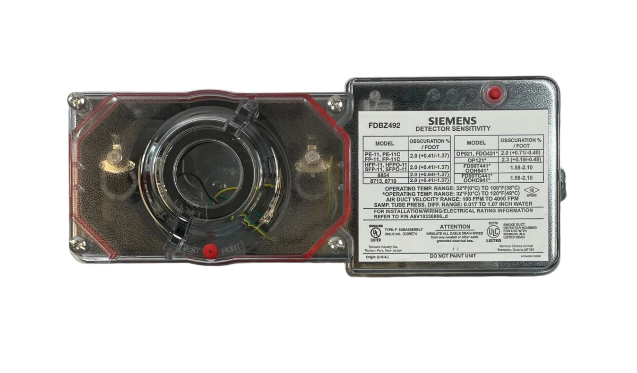 Siemens FDBZ492 - The Fire Alarm Supplier