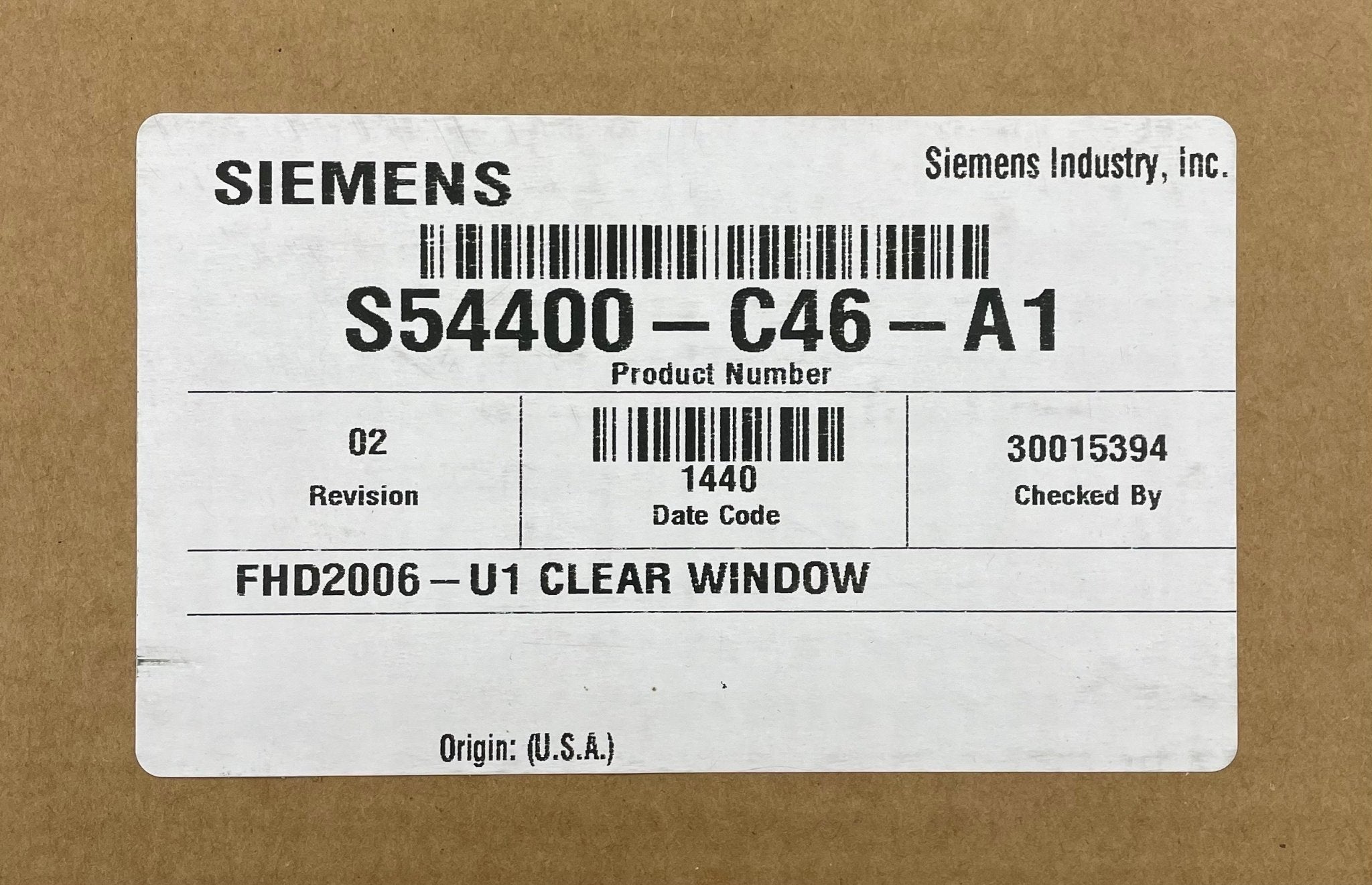 Siemens FHD2006-U1 - The Fire Alarm Supplier