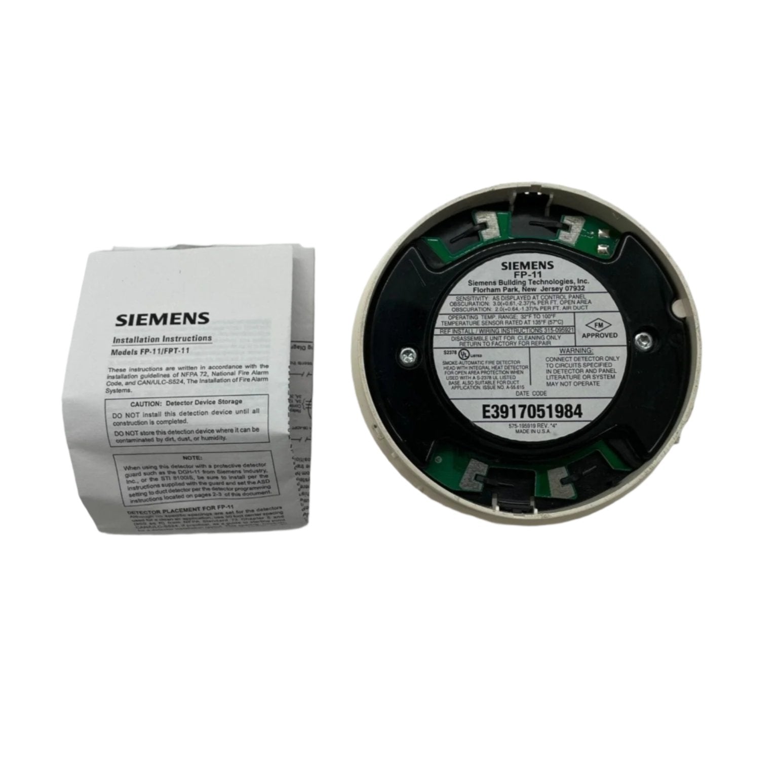 Siemens FP-11 - The Fire Alarm Supplier