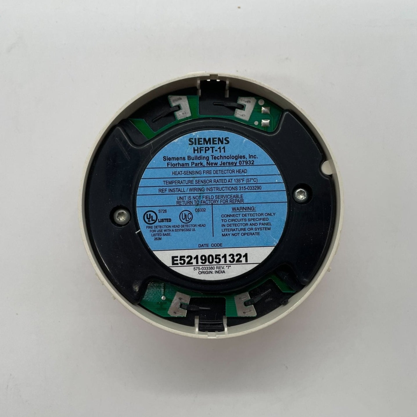 Siemens HFPT-11 | Intelligent Thermal Detector - The Fire Alarm Supplier