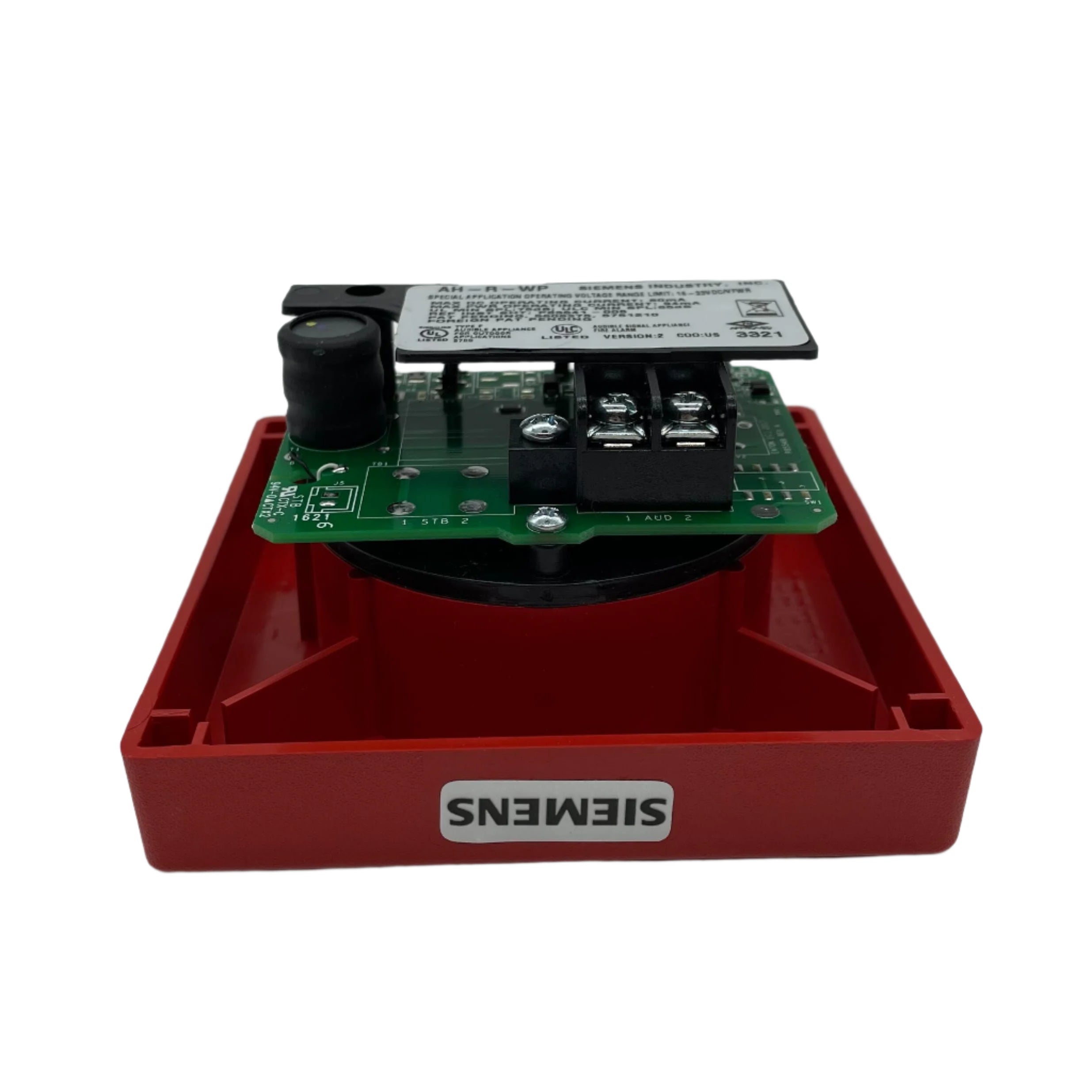 Siemens AH-R-WP (500-636005) Horn Red Weatherproof - The Fire