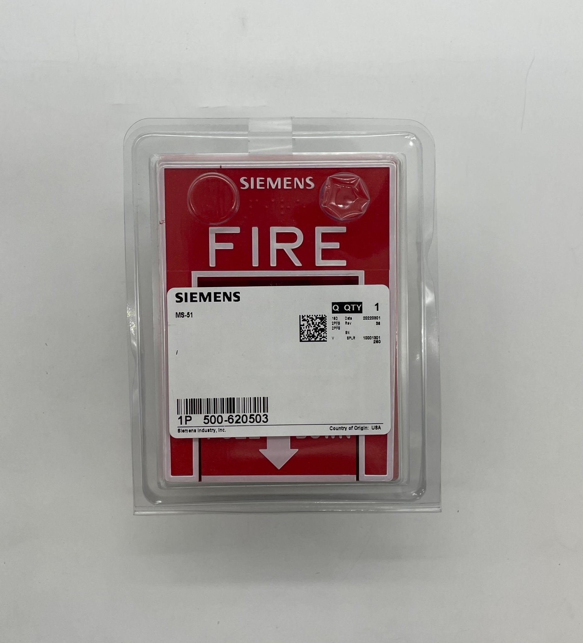 Siemens MS-51 Manual Pull Station Fire Alarm - The Fire Alarm Supplier