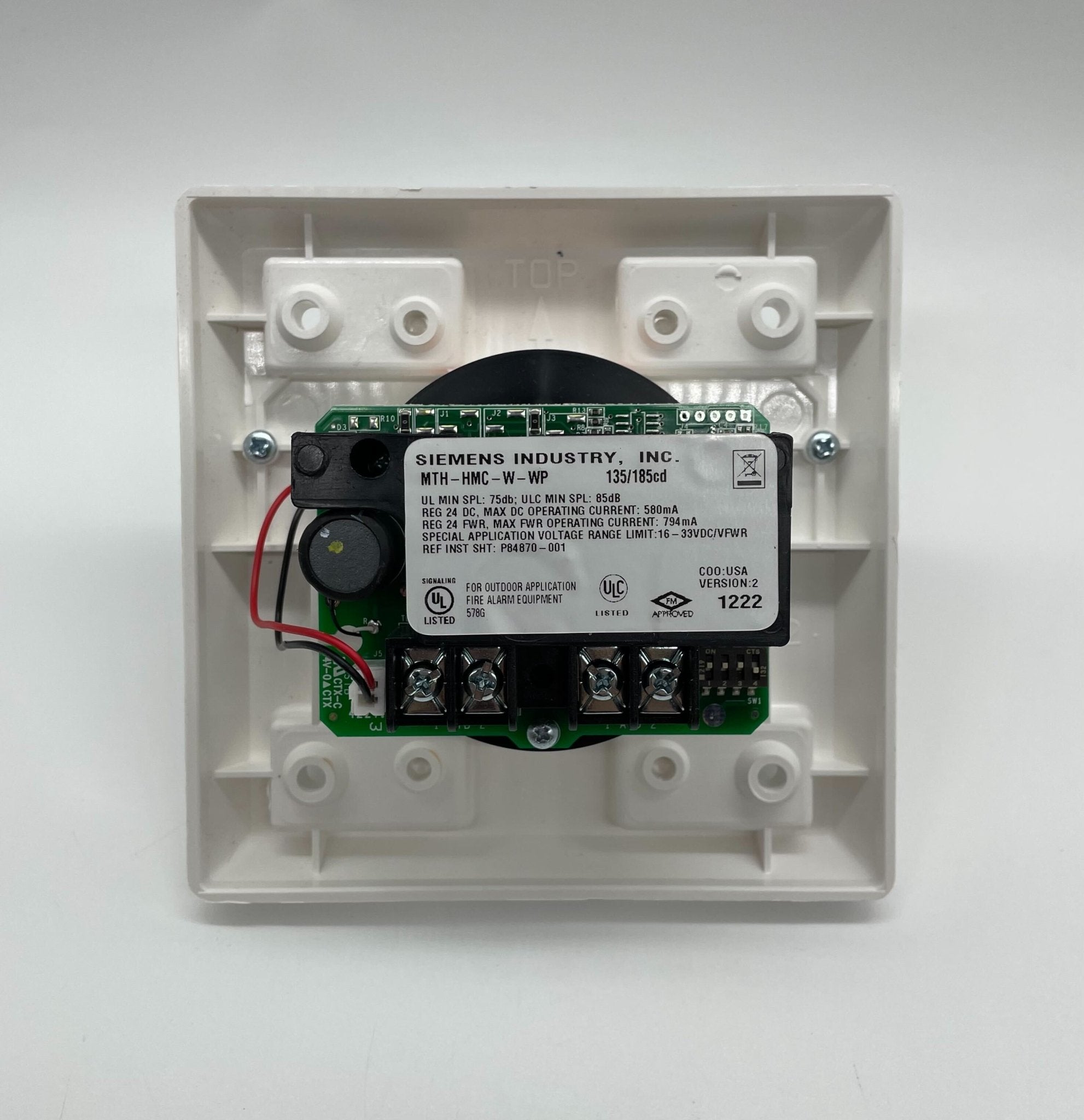 Siemens MTH-HMC-W-WP - The Fire Alarm Supplier