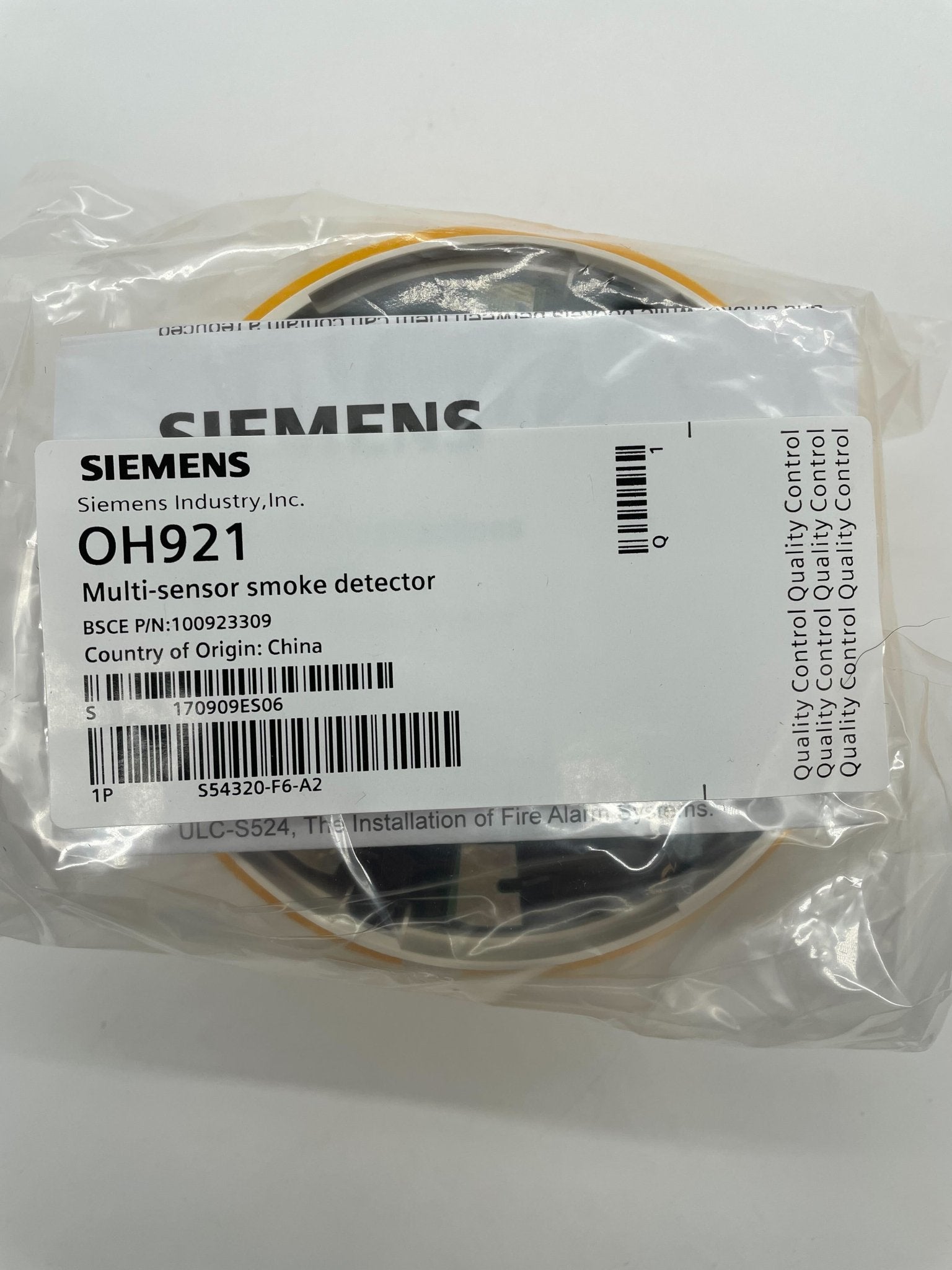 Siemens OH921 (S54320-F6-A2) - (Replaces HFPT-11) - The Fire Alarm