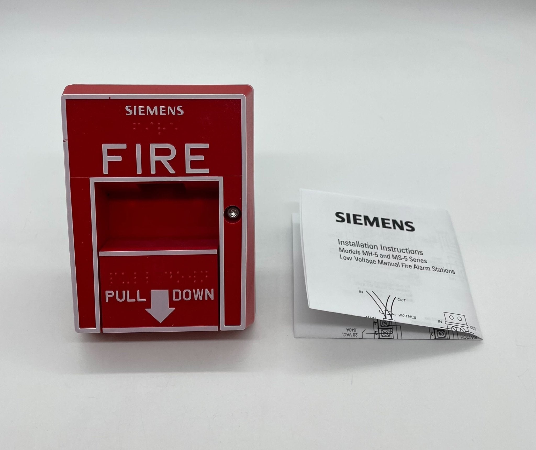 Siemens MS-51 (500-620503) Manual Pull Station Fire Alarm - The