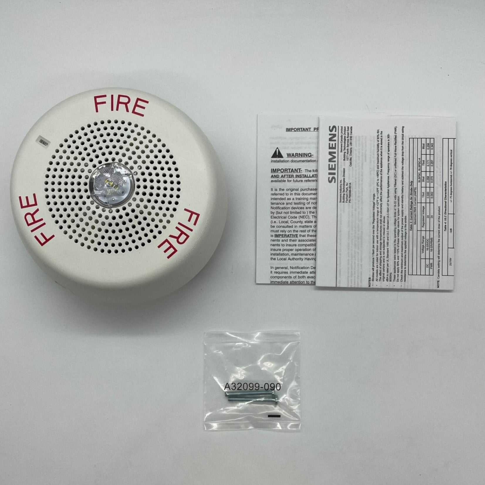 Siemens SLSPSCW-F - The Fire Alarm Supplier