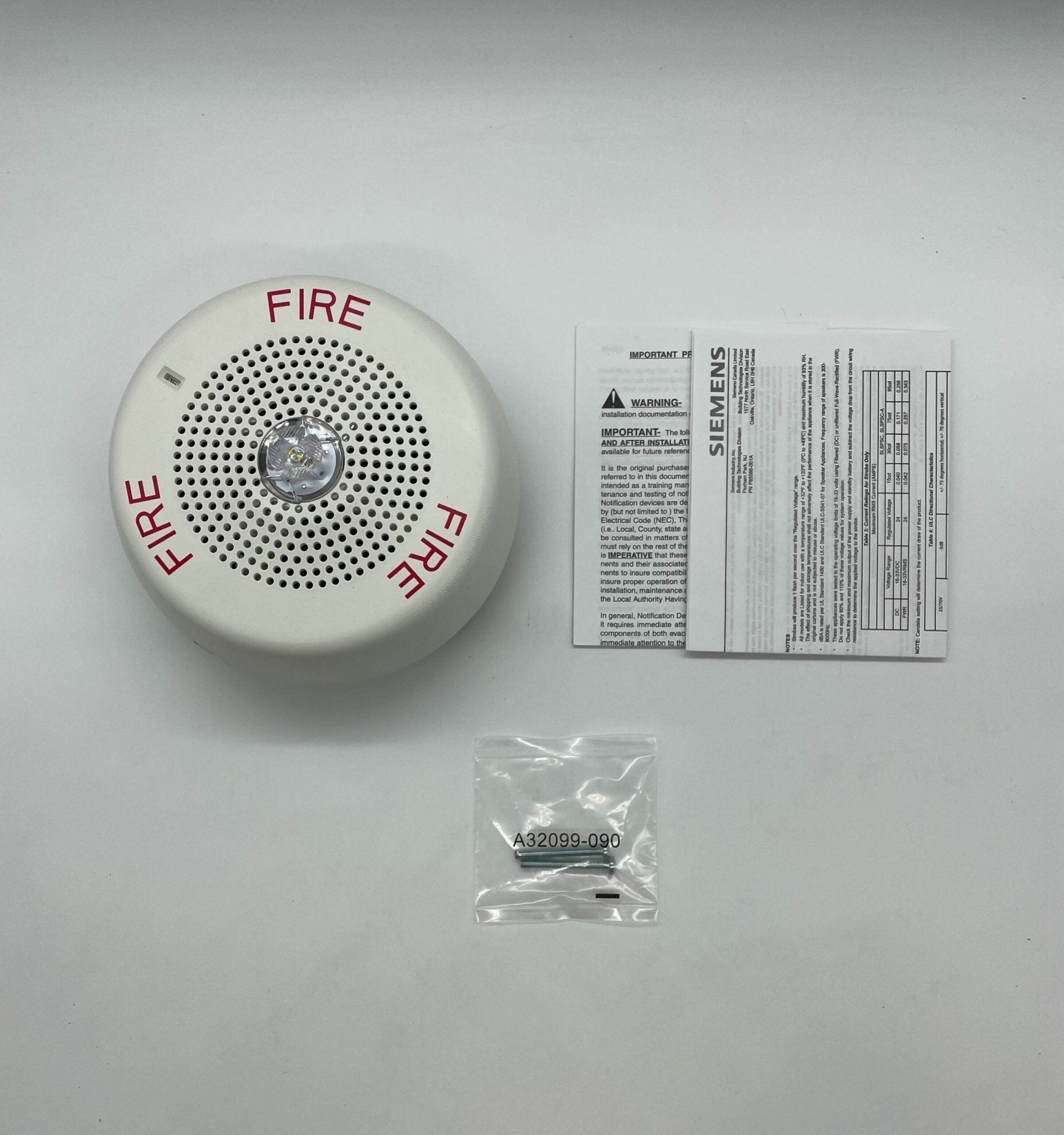 Siemens SLSPSCW-F - The Fire Alarm Supplier