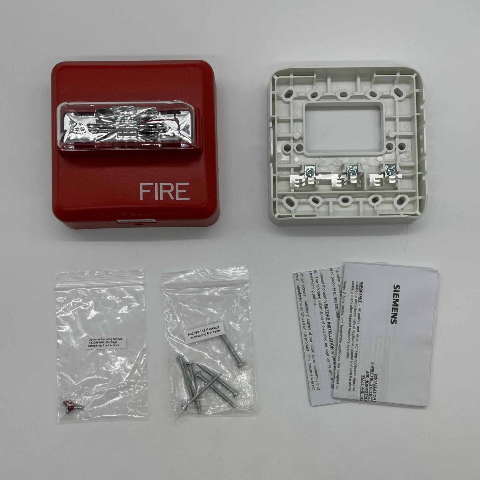 Siemens ZR-MC-R Strobe - The Fire Alarm Supplier