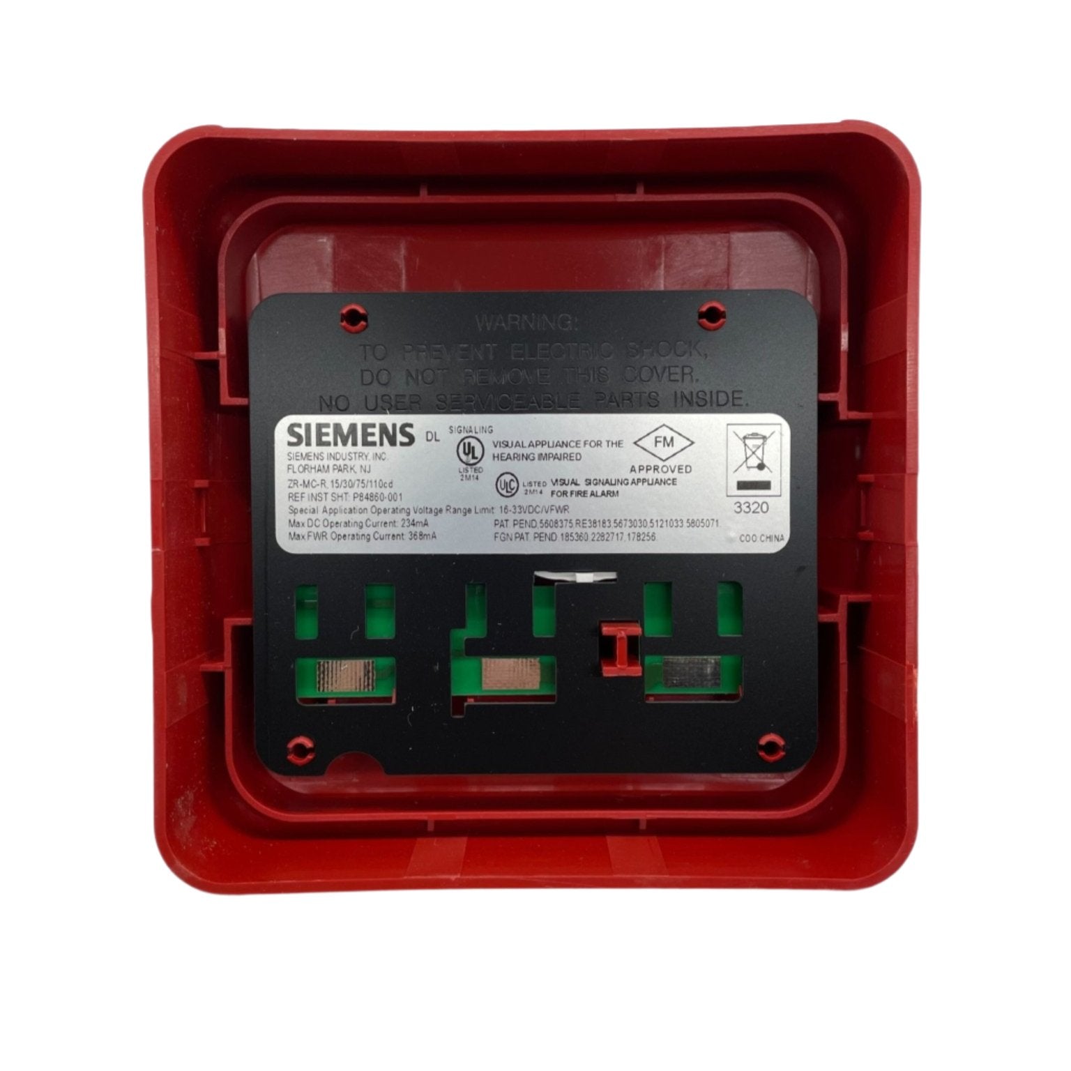Siemens ZR-MC-R (500-636169) Strobe - The Fire Alarm Supplier