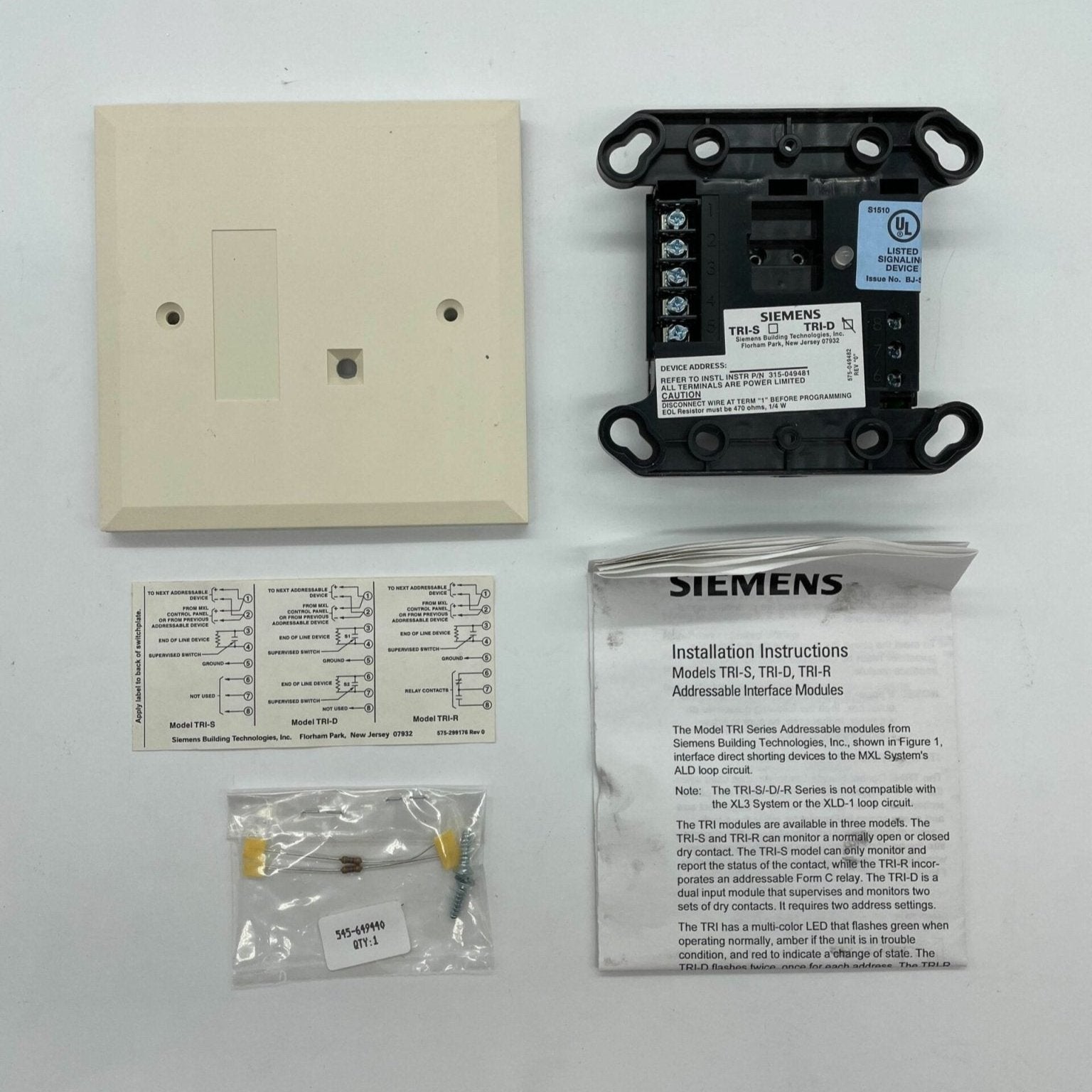 Siemens TRI-D Intelligent Interface - The Fire Alarm Supplier