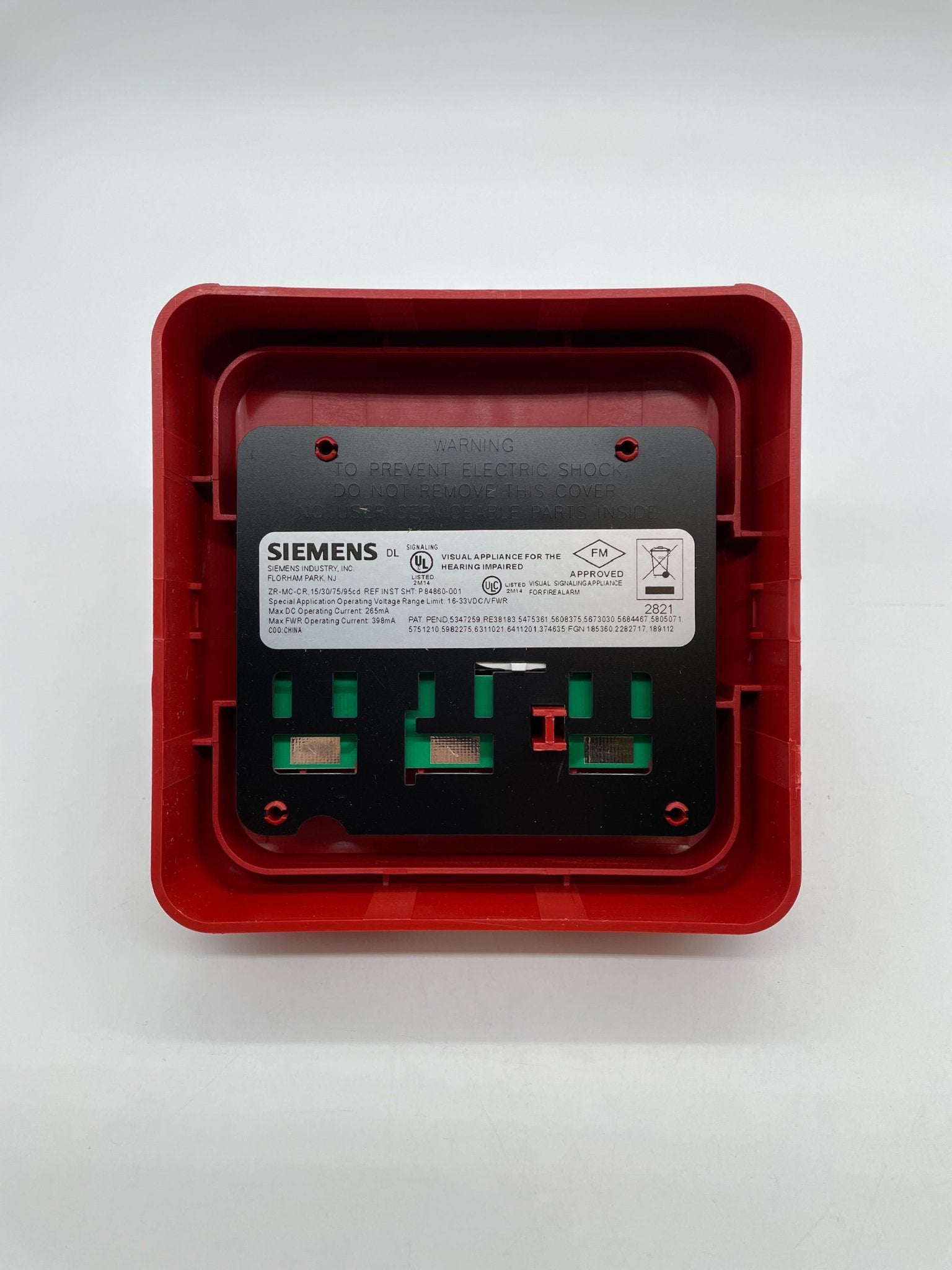 Siemens ZR-MC-CR Multi-Candela Strobe Ceiling - The Fire Alarm Supplier