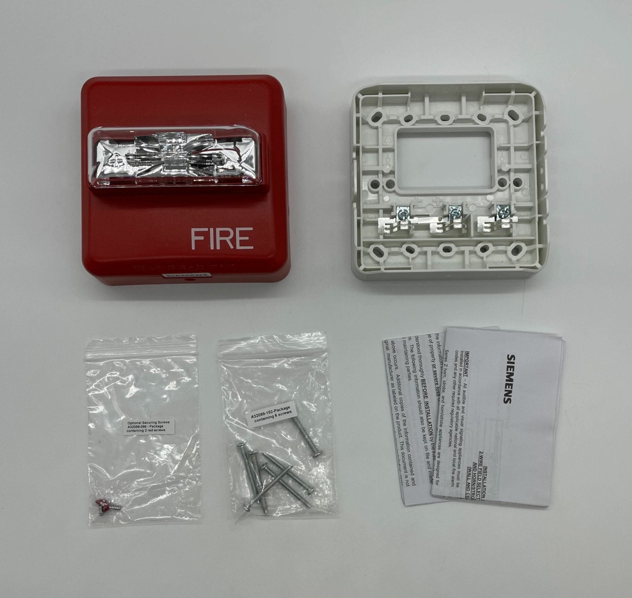 Siemens ZR-MC-R Strobe - The Fire Alarm Supplier