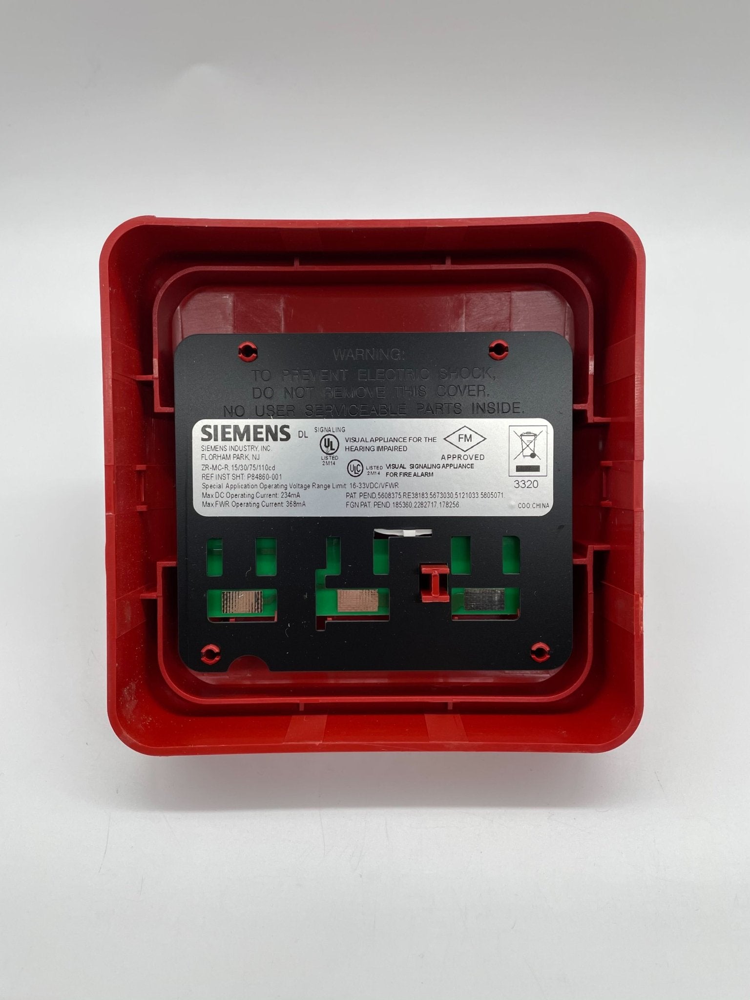 Siemens ZR-MC-R Strobe - The Fire Alarm Supplier