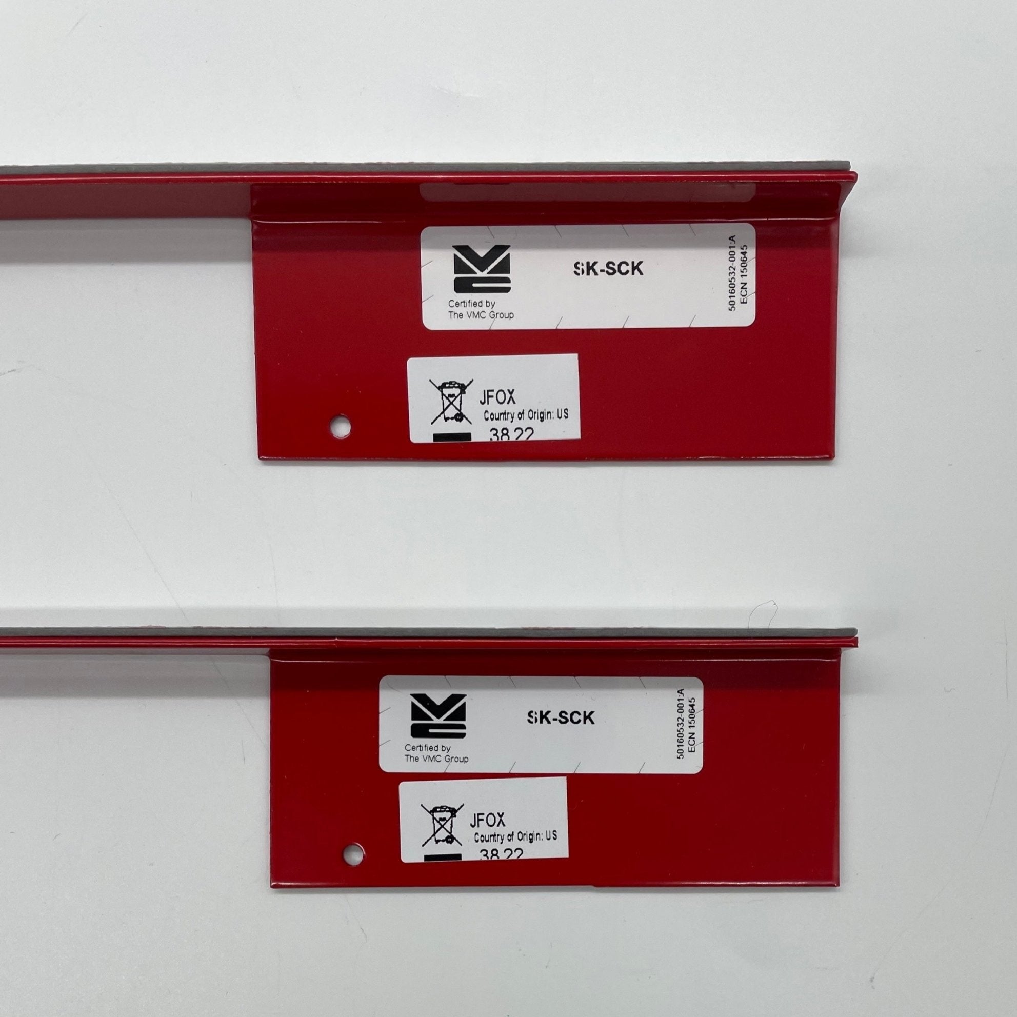 Silent Knight SK-SCK seismic mounting kit accessories for fire alarms, showing mounting brackets and hardware components.