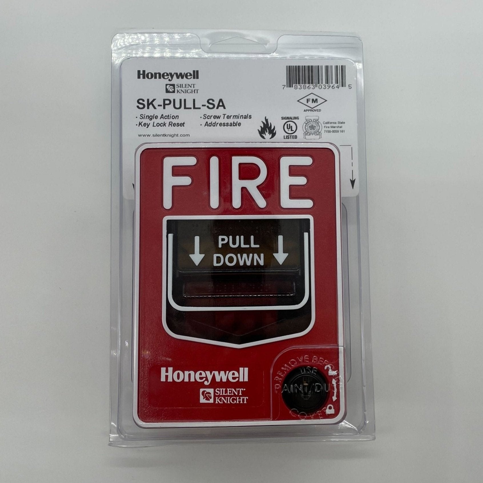 Silent Knight SK-PULL-SA Single Action Pull Station - The Fire Alarm Supplier