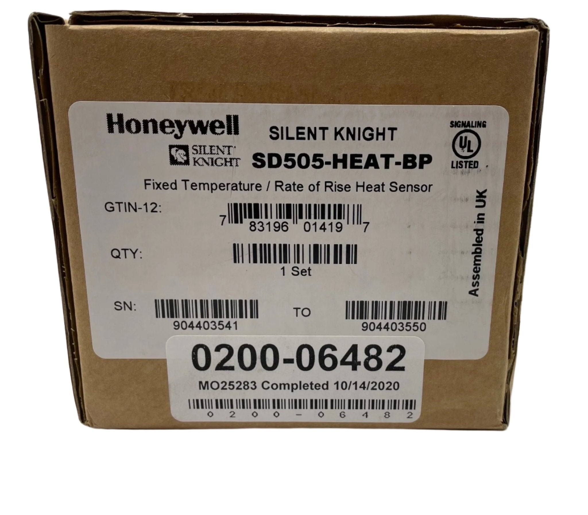 Silent Knight SD505-HEAT-BP Addressable Heat Detector Bulk Pack 10 Units - The Fire Alarm Supplier