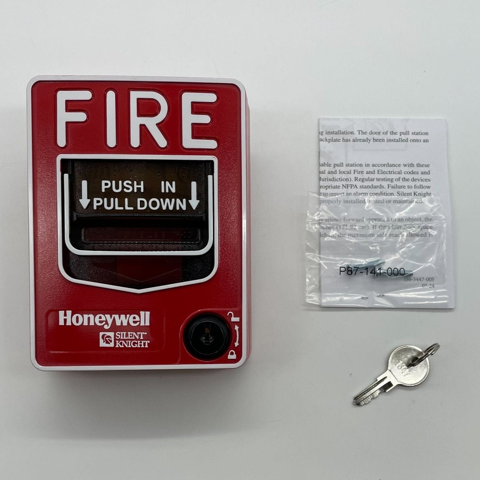 Silent Knight SK-PULL-DA Dual Action Pull Station - The Fire Alarm Supplier