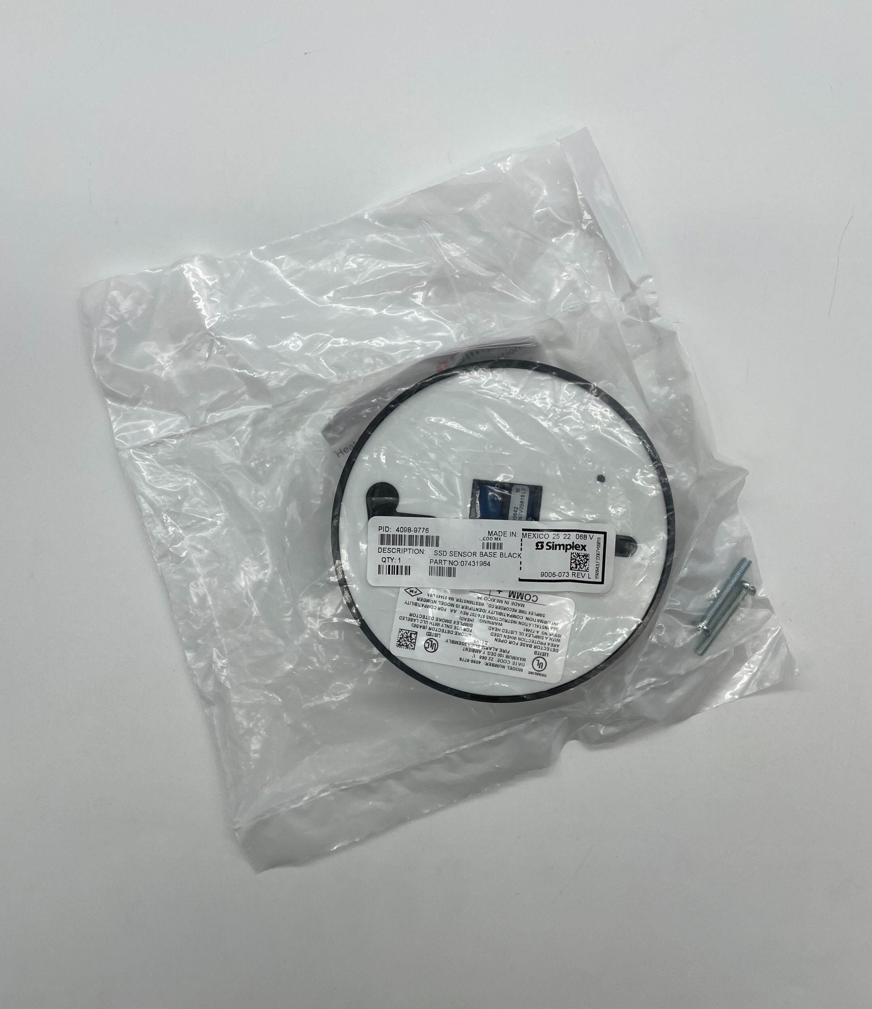 Simplex 4098-9776 Ssd Black Sensor Base - The Fire Alarm Supplier