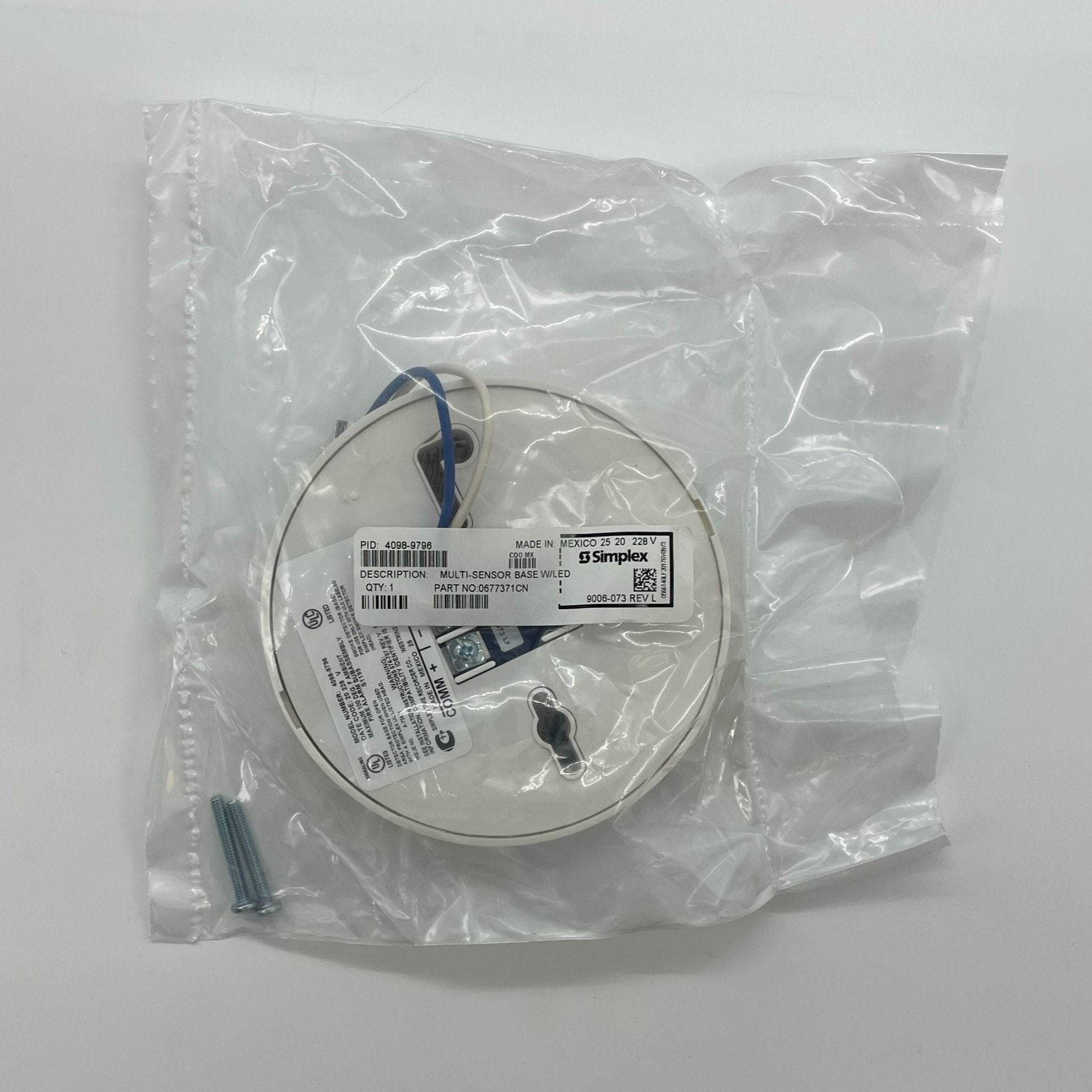 Simplex 4098-9796 Multi Sensor Base W/ Led - The Fire Alarm Supplier