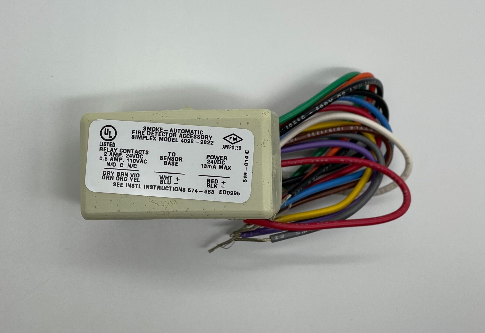 Simplex 4098-9822 Truealarm Relay Module - The Fire Alarm Supplier