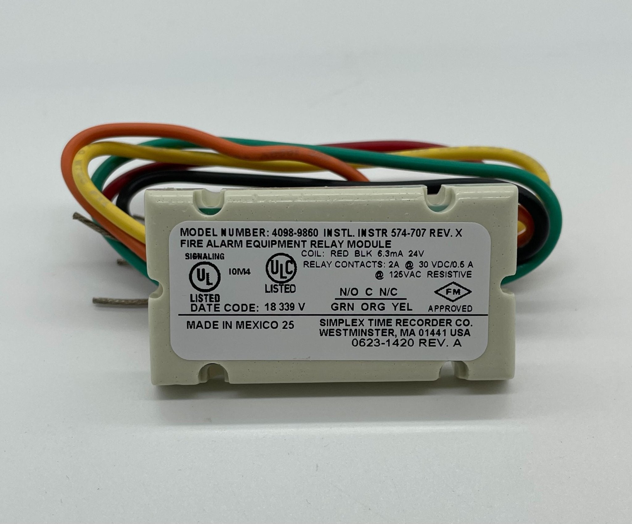 Simplex 4098-9860 2-Wire Relay For 4098-9780 - The Fire Alarm Supplier