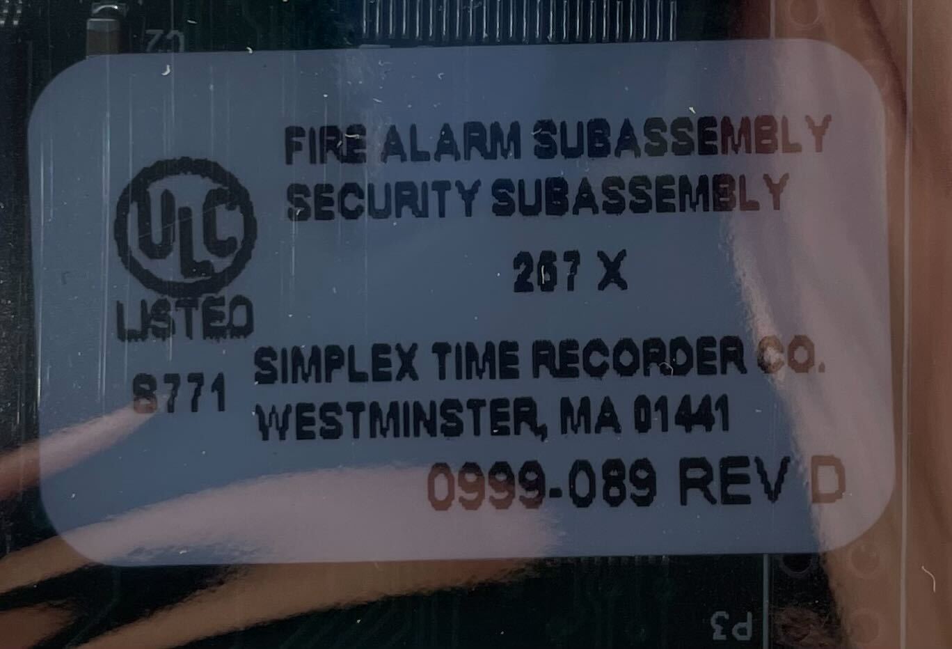 Simplex 4100-0640 Infoalarm Memory Expansion Mod - The Fire Alarm Supplier