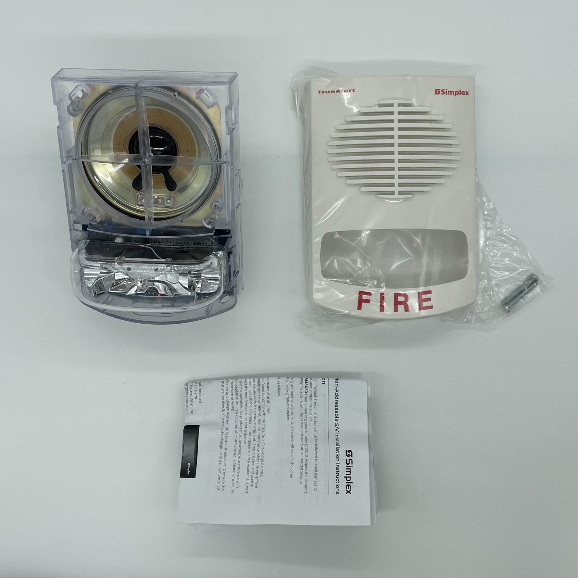 Simplex 4903-9361 White Horn Strobe - The Fire Alarm Supplier