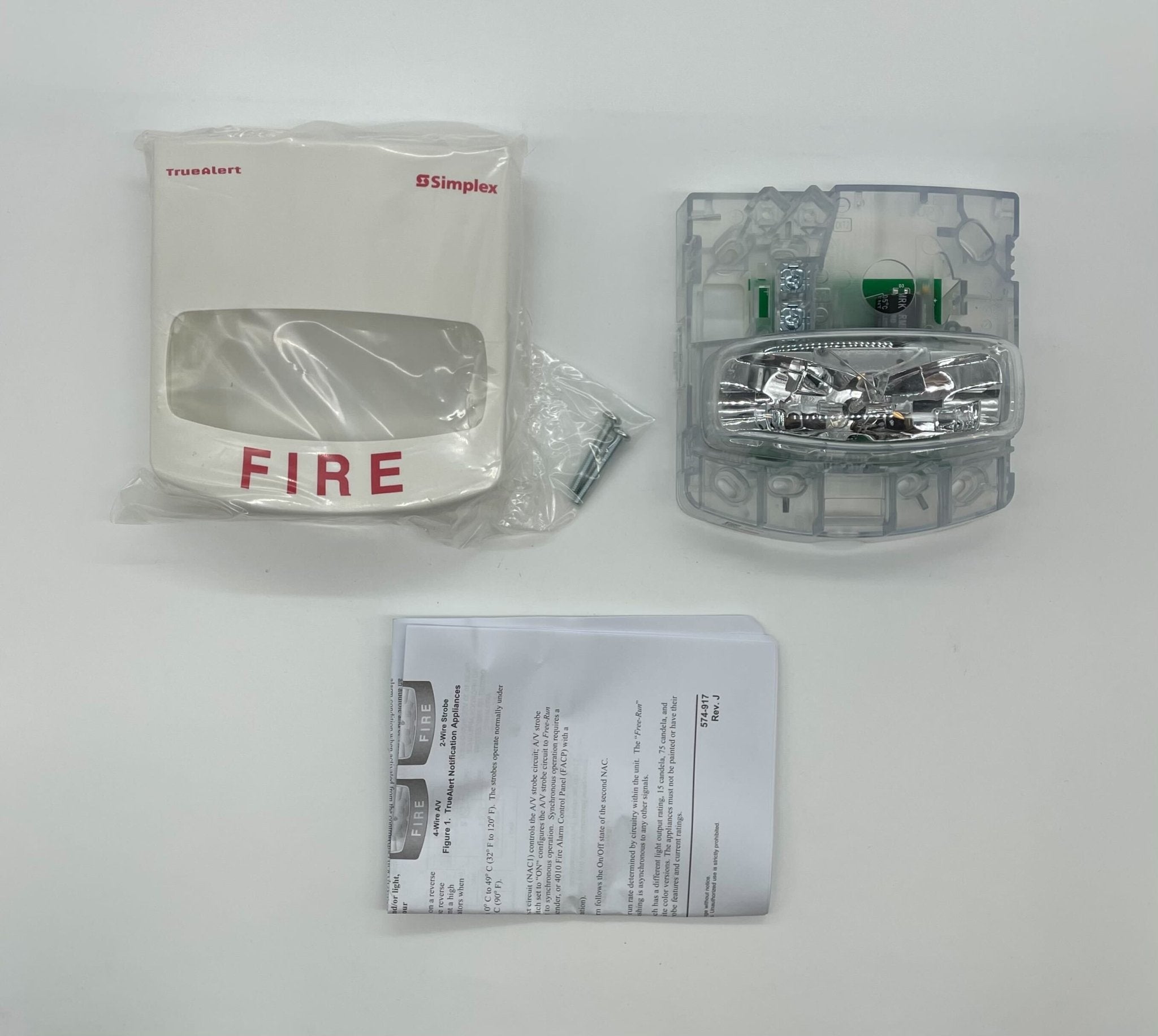 Simplex 4904-9172 Non-Addressable Wall Strobe White - The Fire Alarm Supplier