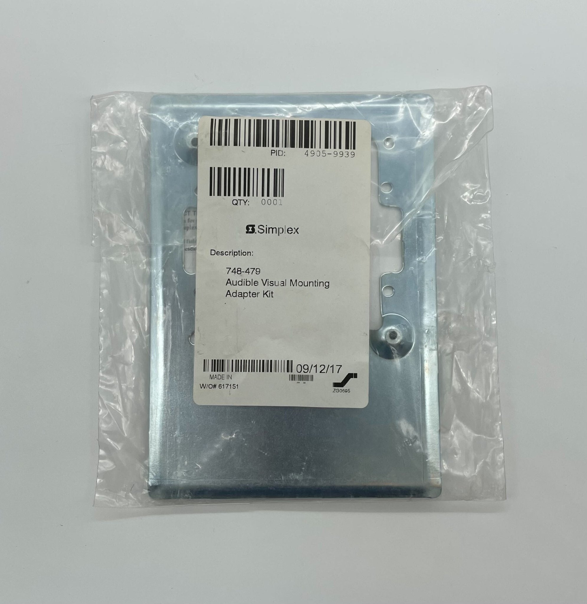 Simplex 4905-9939 A/V Adaptor Plate - The Fire Alarm Supplier