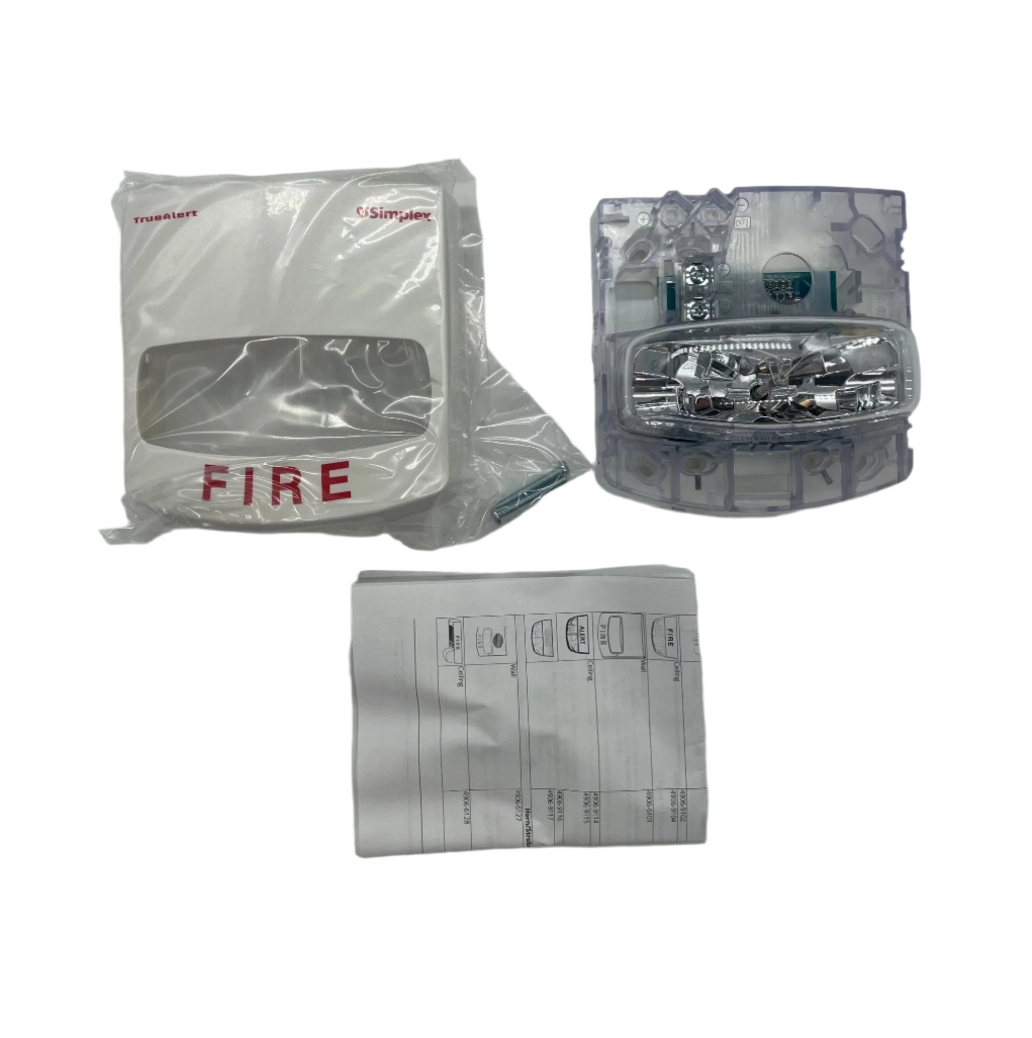 Simplex 4906-9103 Multi-Candela Strobe White - The Fire Alarm Supplier