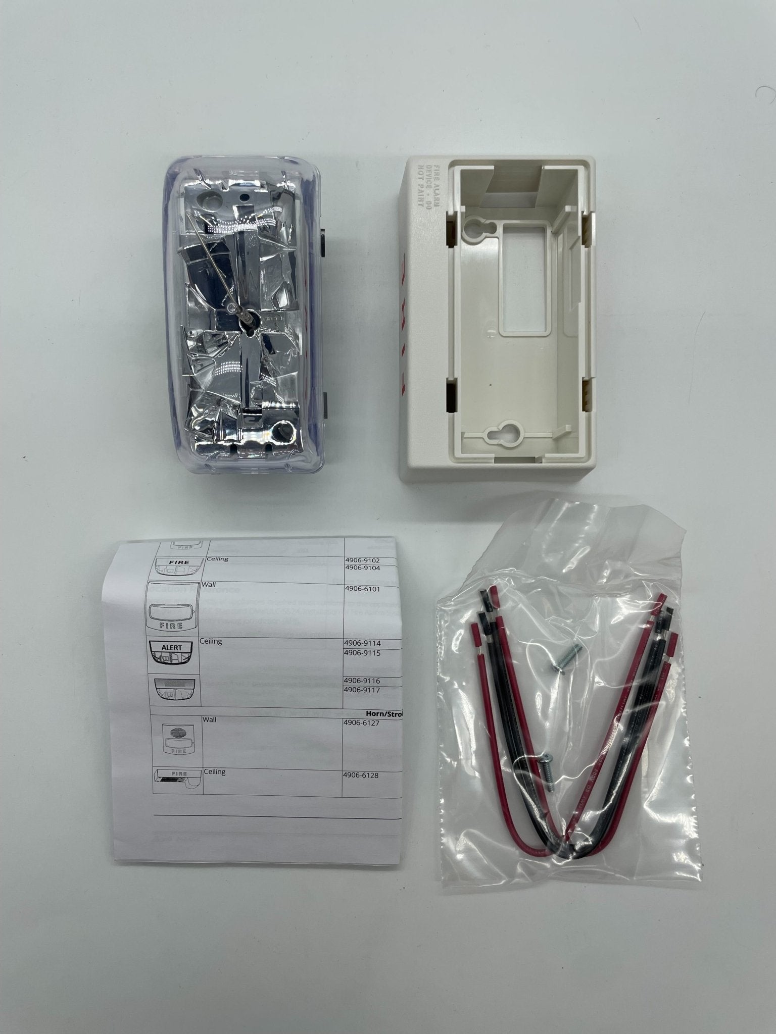 Simplex 4906-9104 Multi-Candela Ceiling Mount Strobe White - The Fire Alarm Supplier